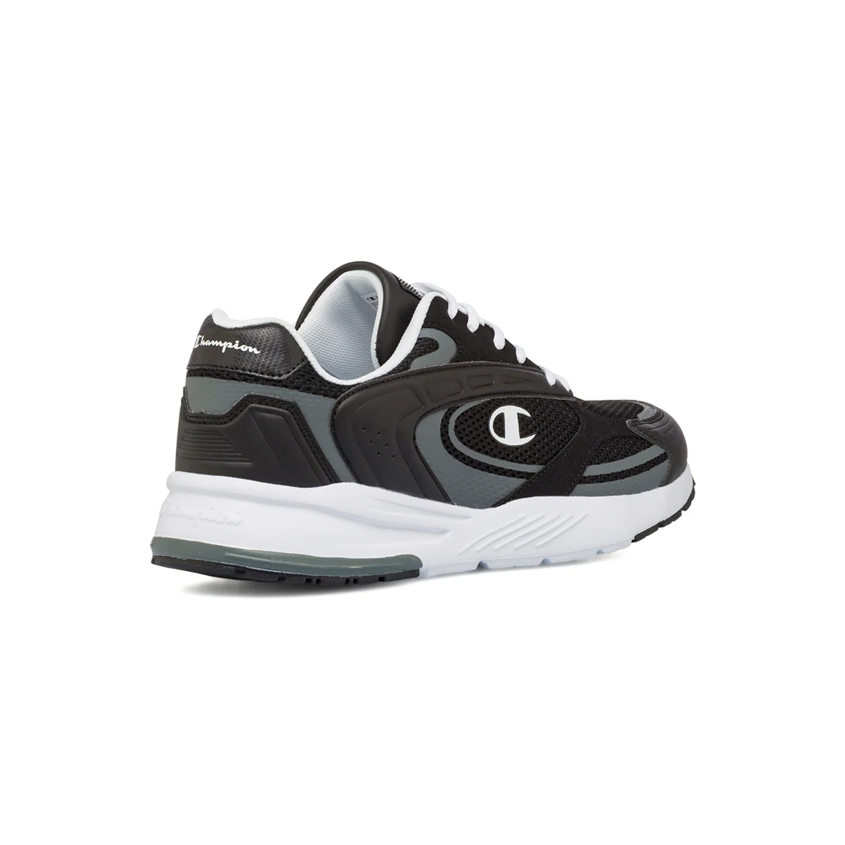 Sneakers nere e grigie da Uomo con logo Champion - Image 3