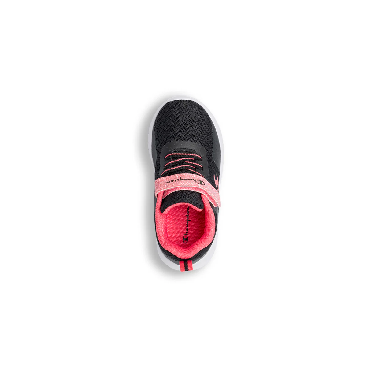 Sneakers nere e rosa da Bambina Softy Evolve con chiusura a strappo Champion - Image 6