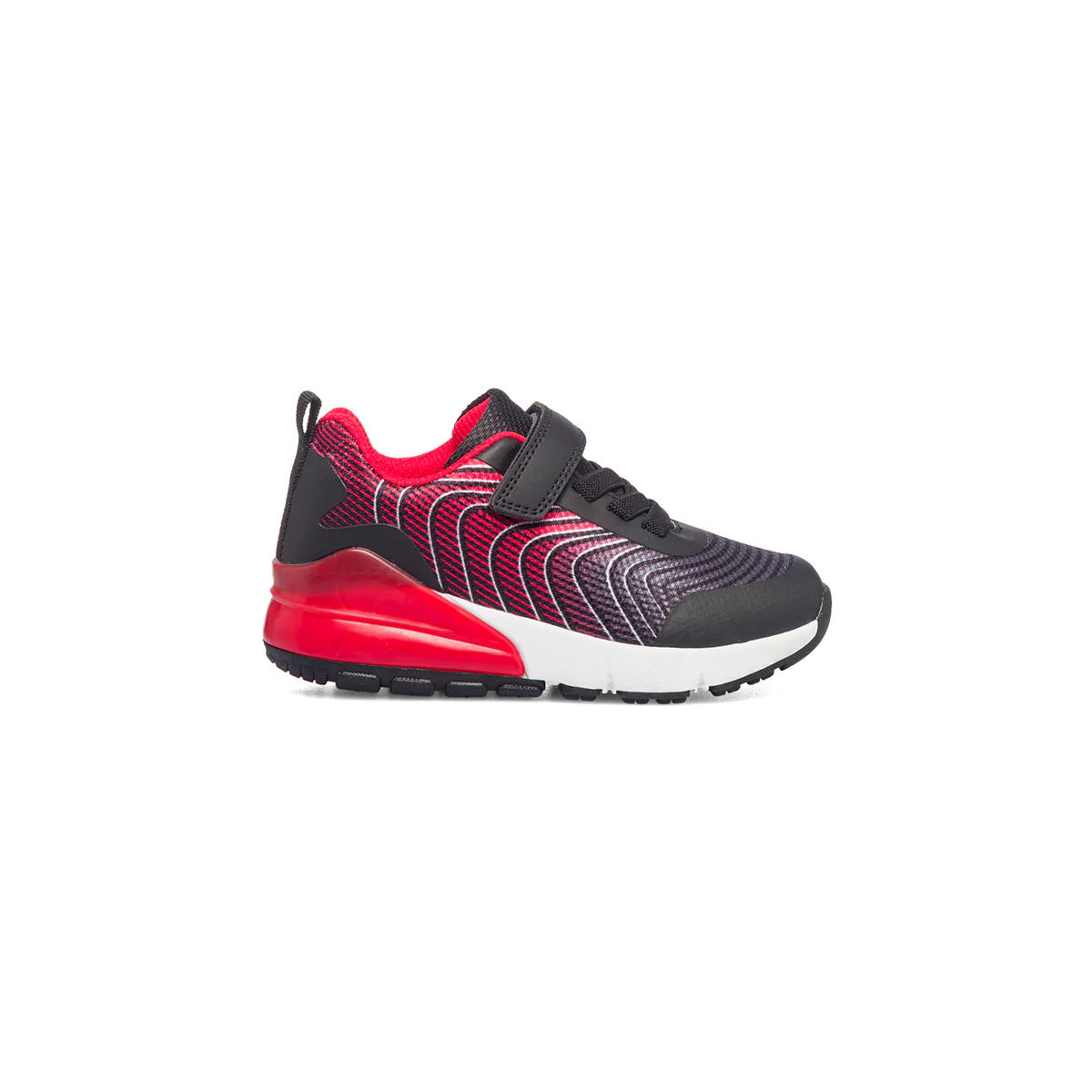 Sneakers nere e rosse con luci sulla suola Birilli&Monelli