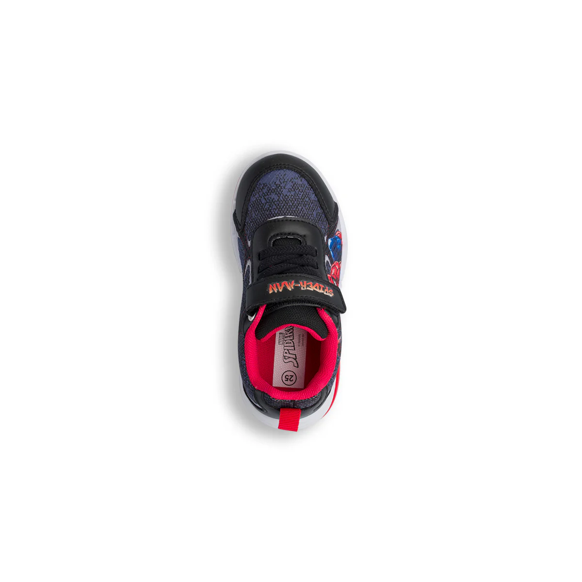 Sneakers nere e rosse da Bambino con luci nella suola Spiderman - Image 5