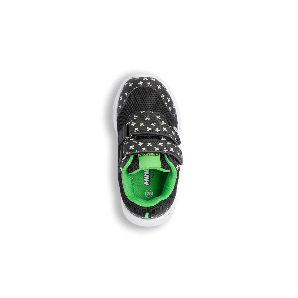 Sneakers nere e verdi da Bambino con Luci nella suola Minecraft - Image 5