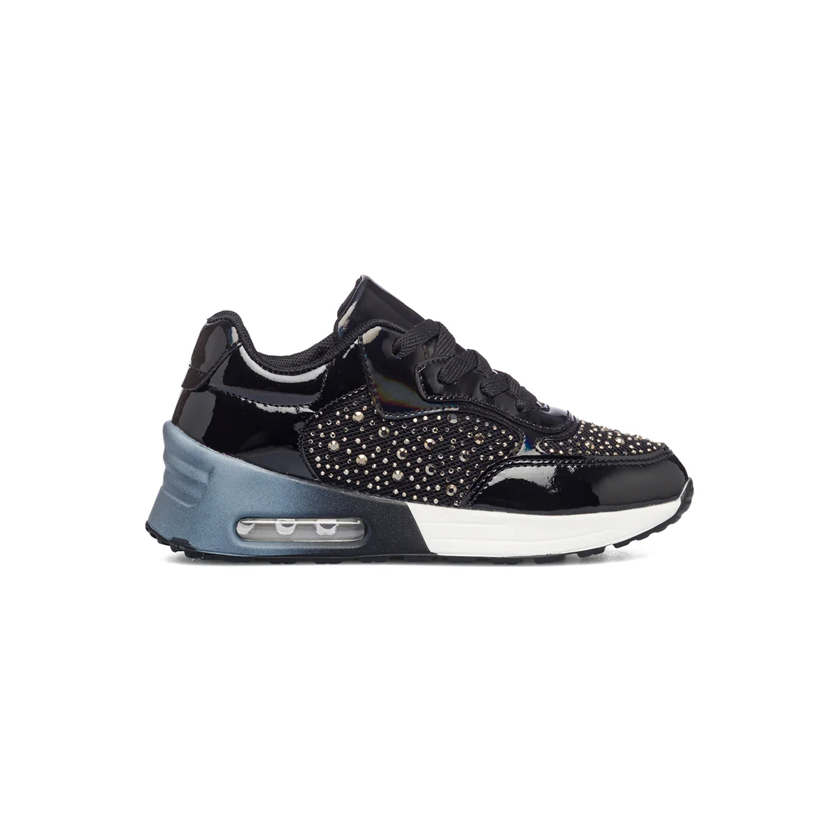 Sneakers nere effetto vernice con suola ad aria 10 Baci