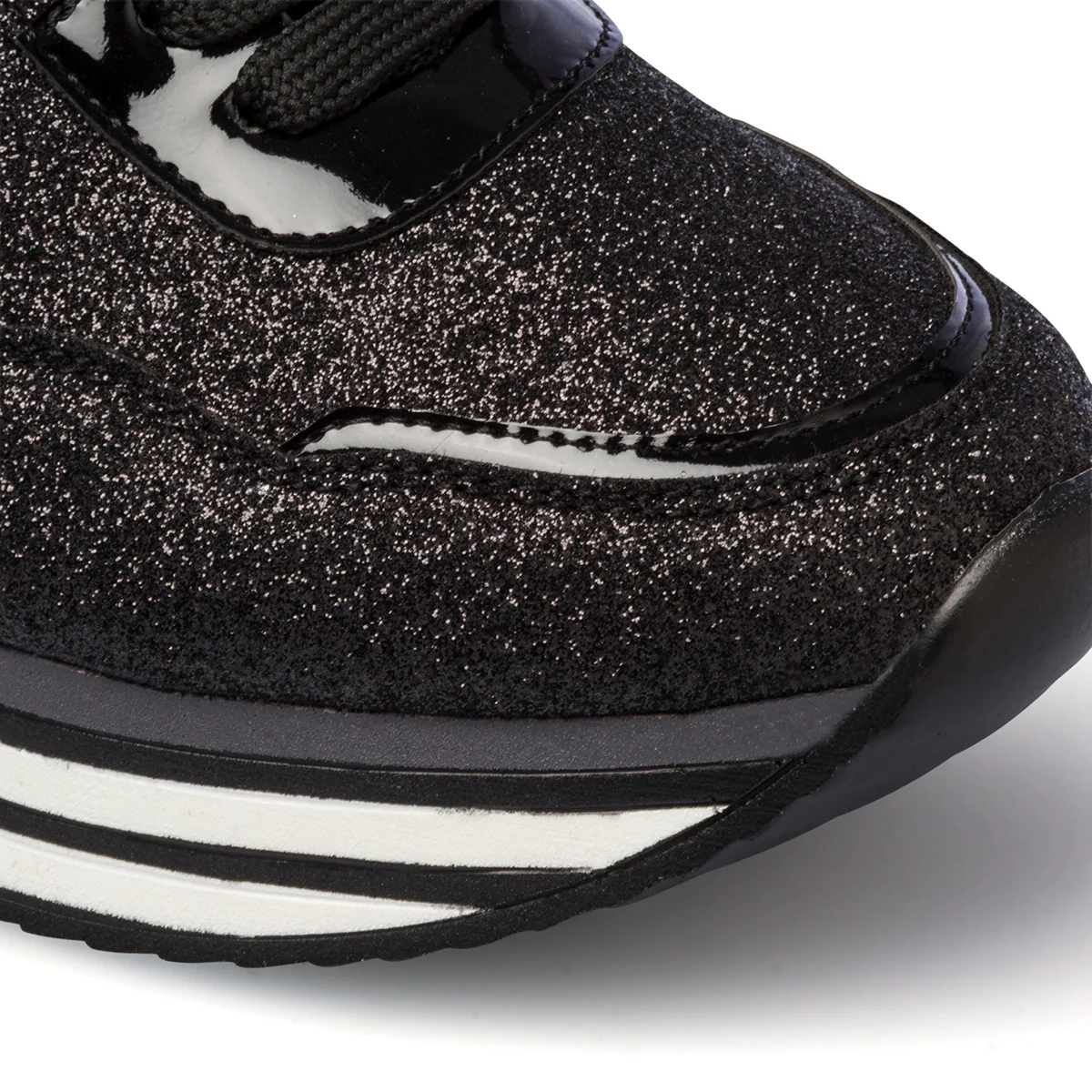 Sneakers nere glitterate da donna con maxi-suola Lora Ferres - Image 5