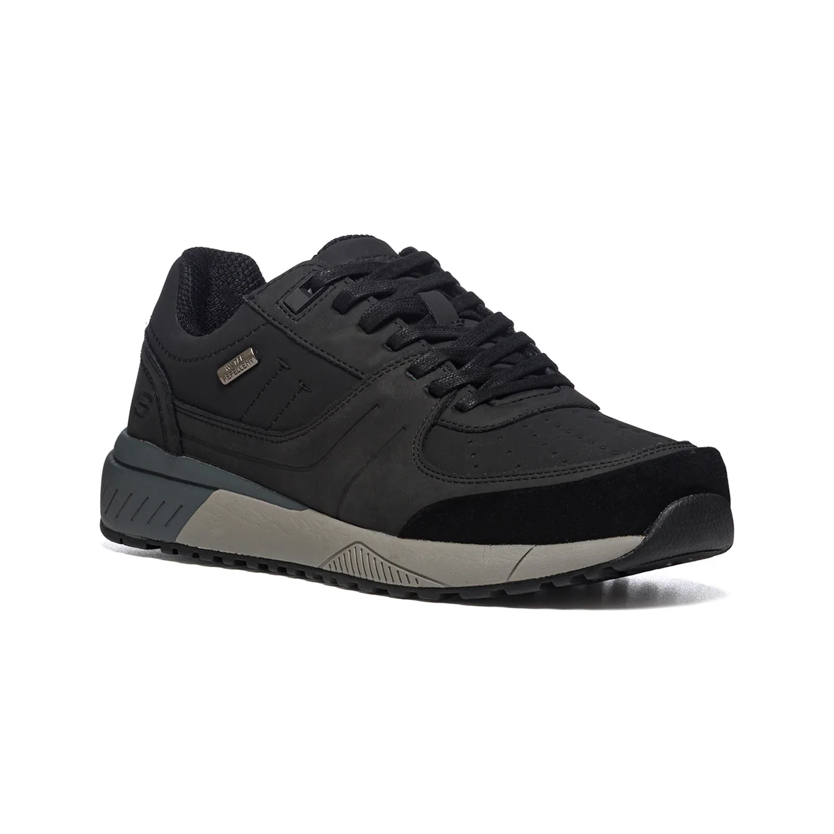 Sneakers nere in pelle con suola bicolore Skechers - Image 2