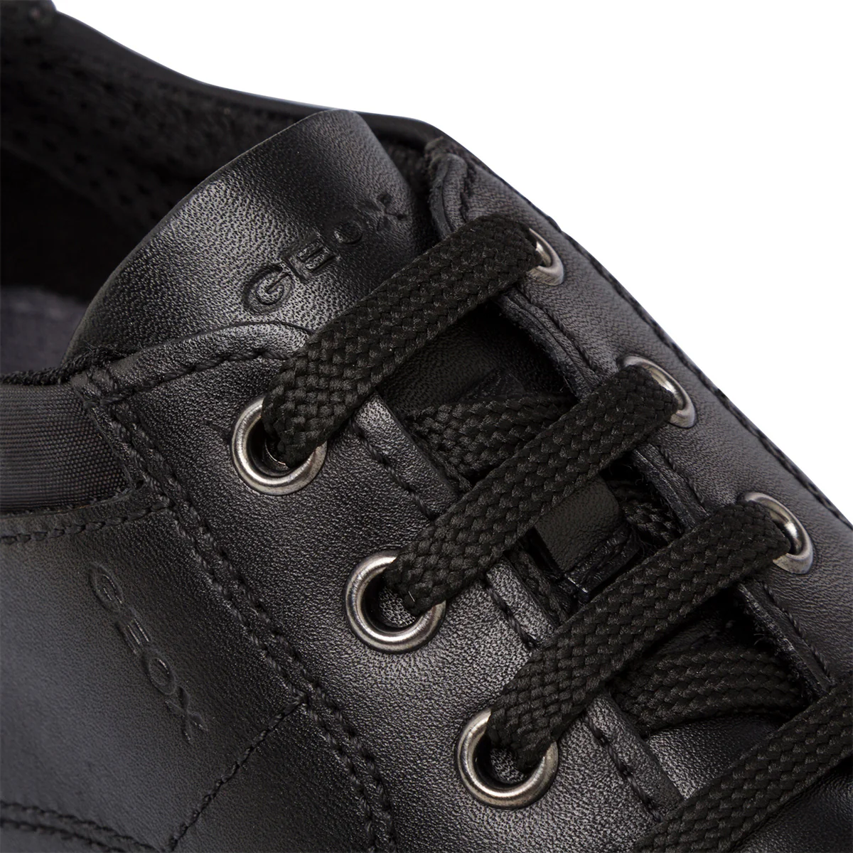 Sneakers nere in pelle da uomo Geox Leitan - Image 6