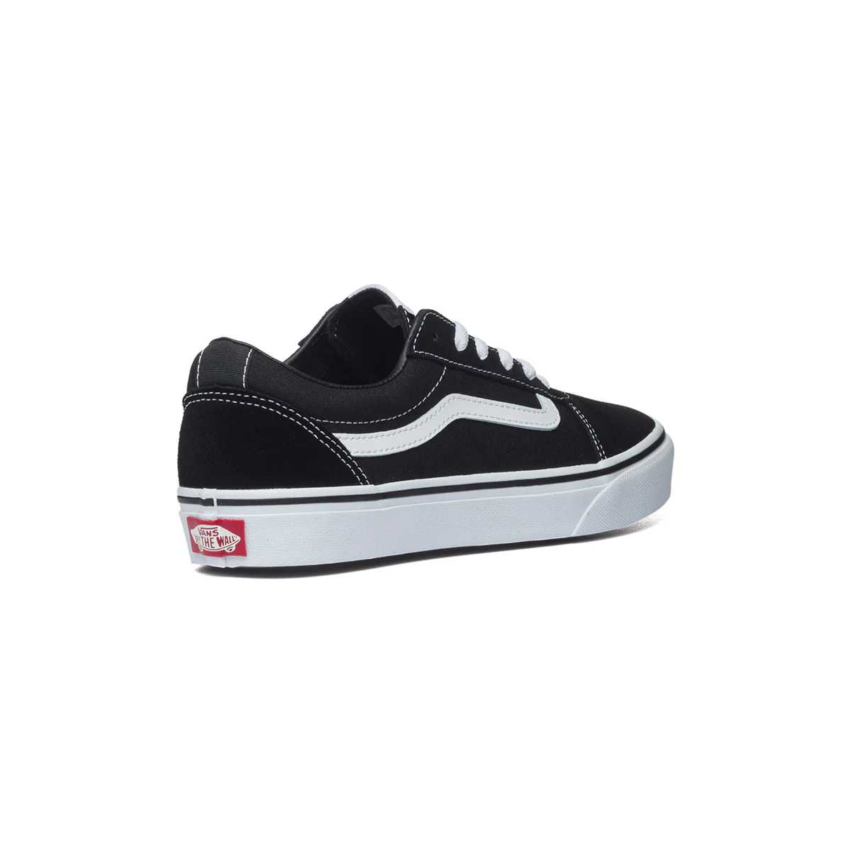 Sneakers nere in pelle scamosciata e tessuto con lacci a contrasto Vans Ward - Image 3