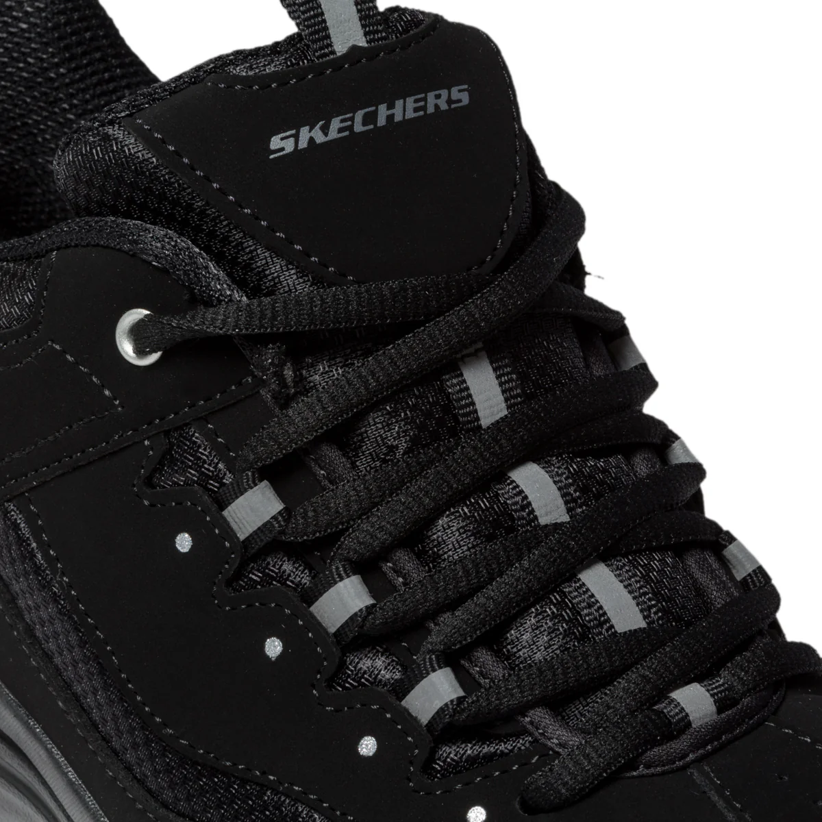 Sneakers nere in similpelle e tessuto con sottopiede Memory Foam Skechers I-Conik - Image 6