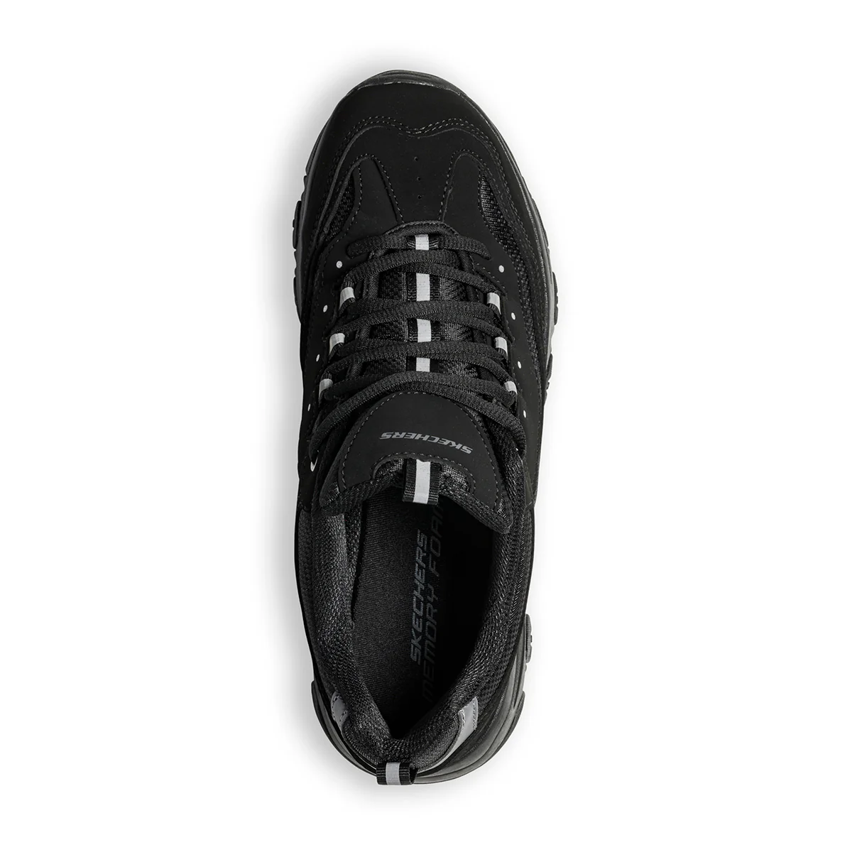 Sneakers nere in similpelle e tessuto con sottopiede Memory Foam Skechers I-Conik - Image 8