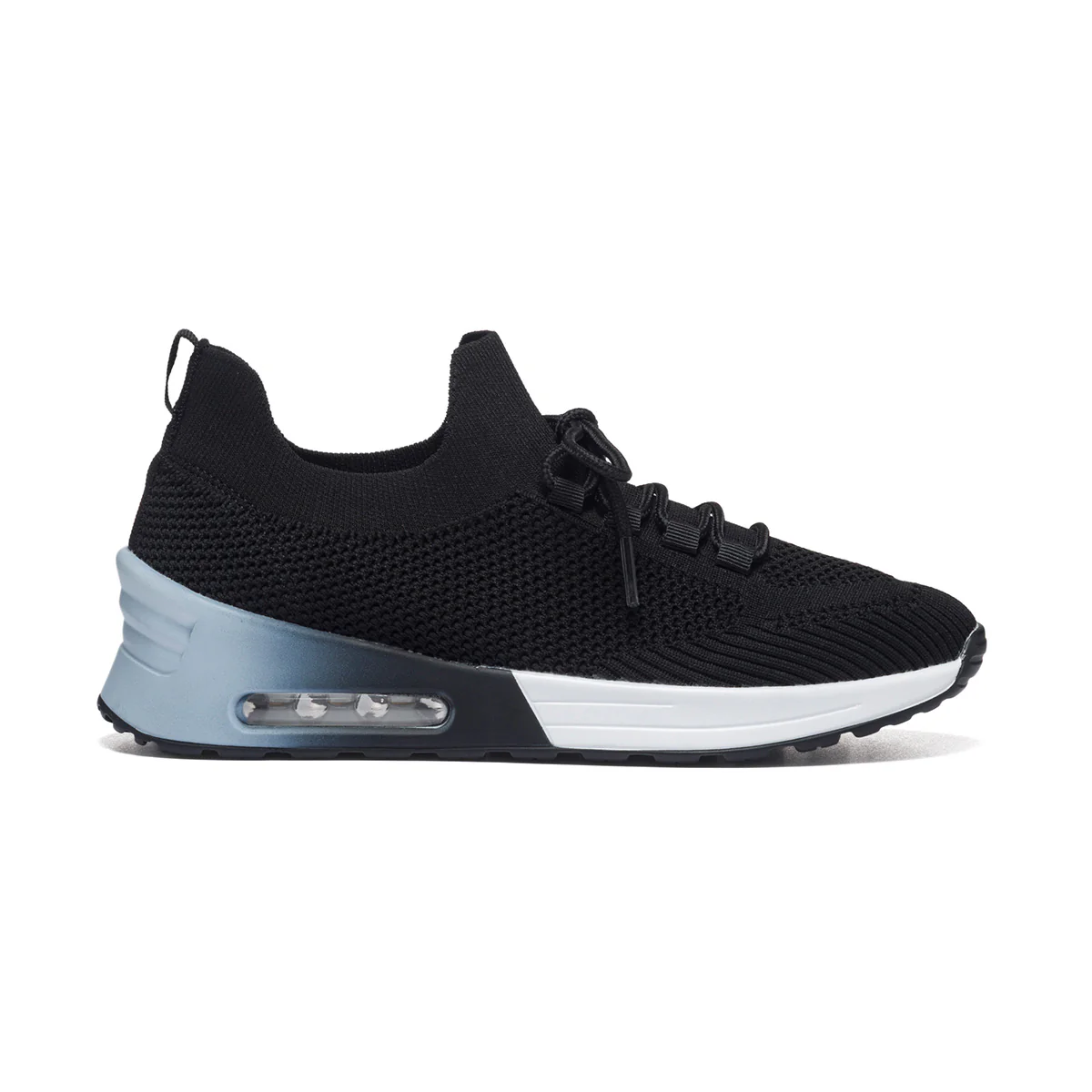 Sneakers nere in tessuto con colletto elasticizzato Lora Ferres