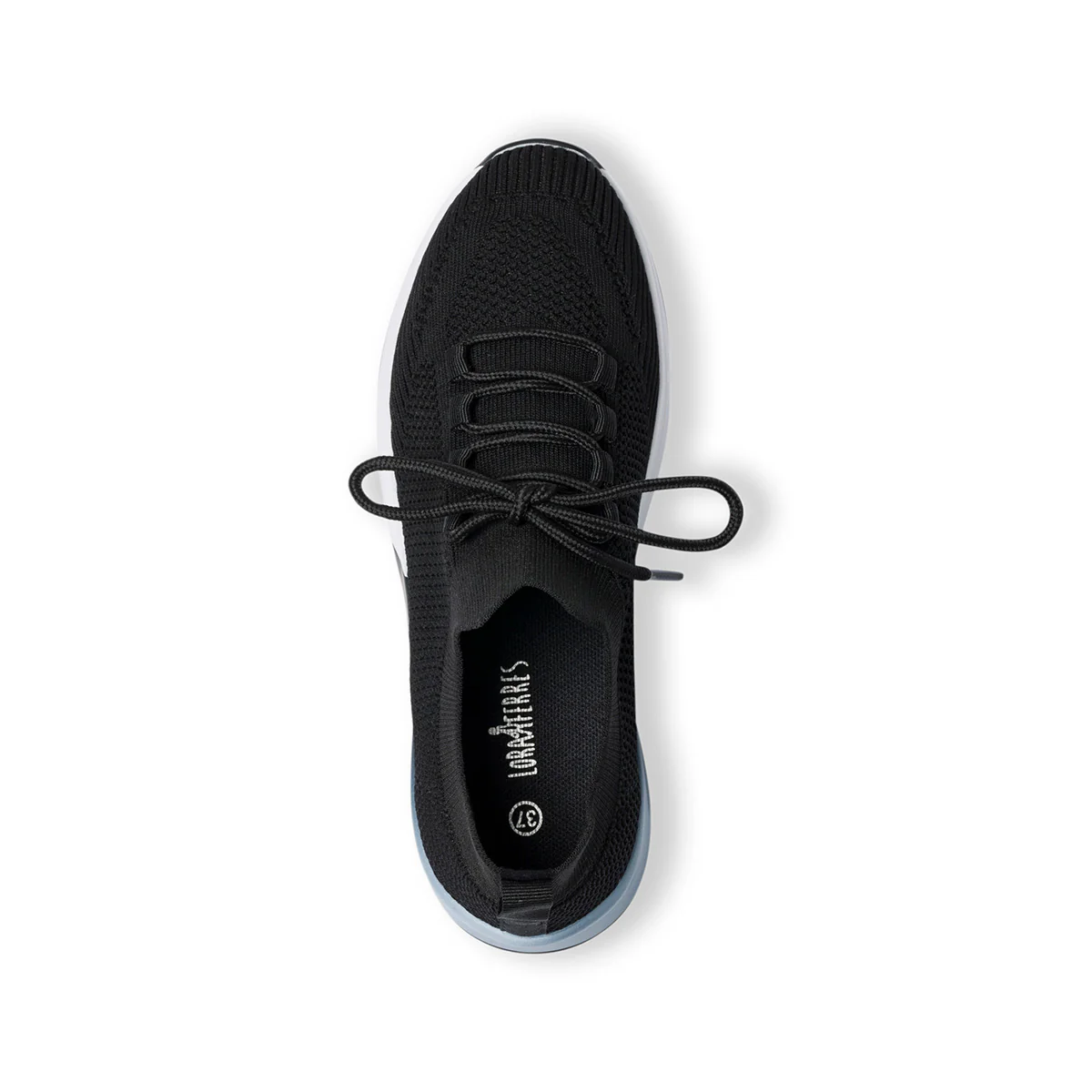 Sneakers nere in tessuto con colletto elasticizzato Lora Ferres - Image 8