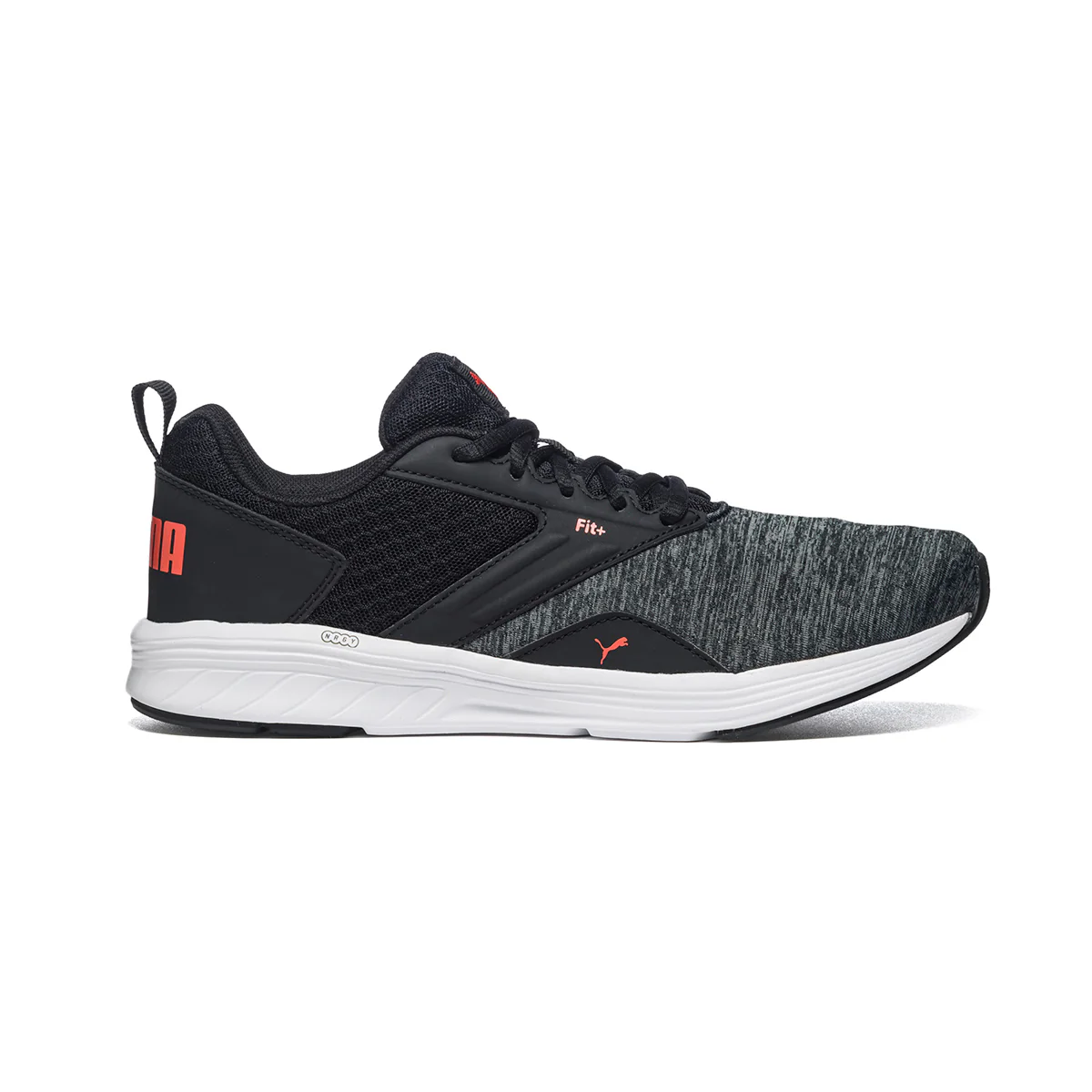Sneakers nere in tessuto con dettagli rossi Puma Nrgy Comet Jr