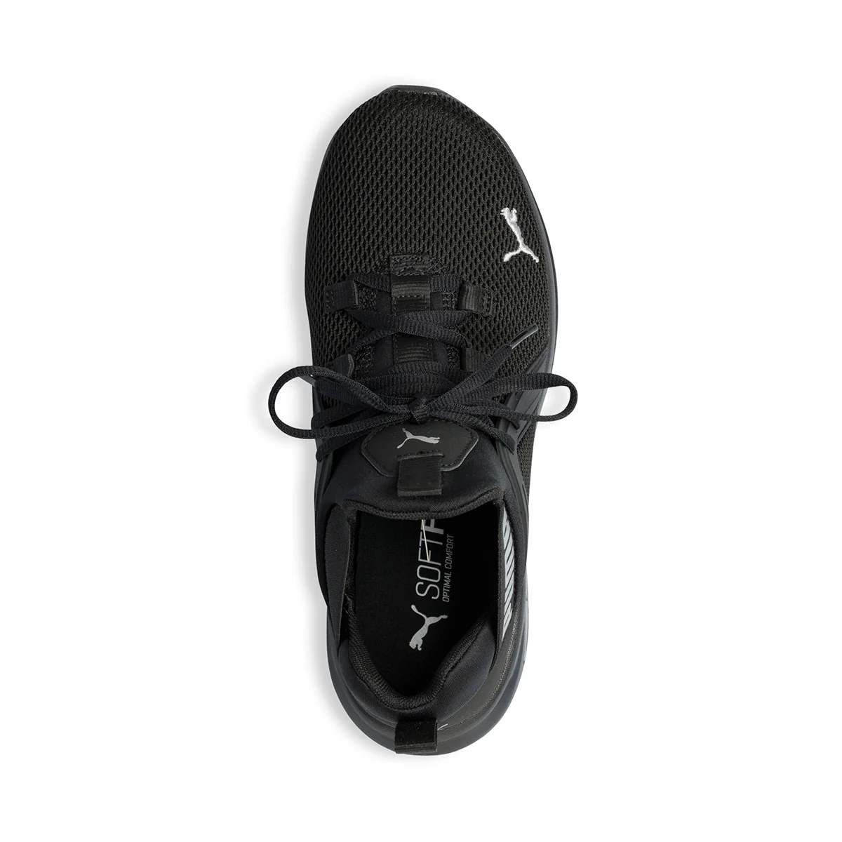 Sneakers nere in tessuto con inserti elastici Puma Enzo 2 Weave Jr - Image 8