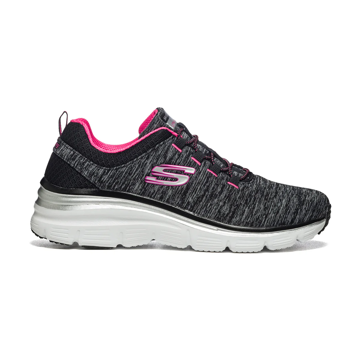 Sneakers nere in tessuto con sottopiede Memory Foam Skechers Fashion Fit