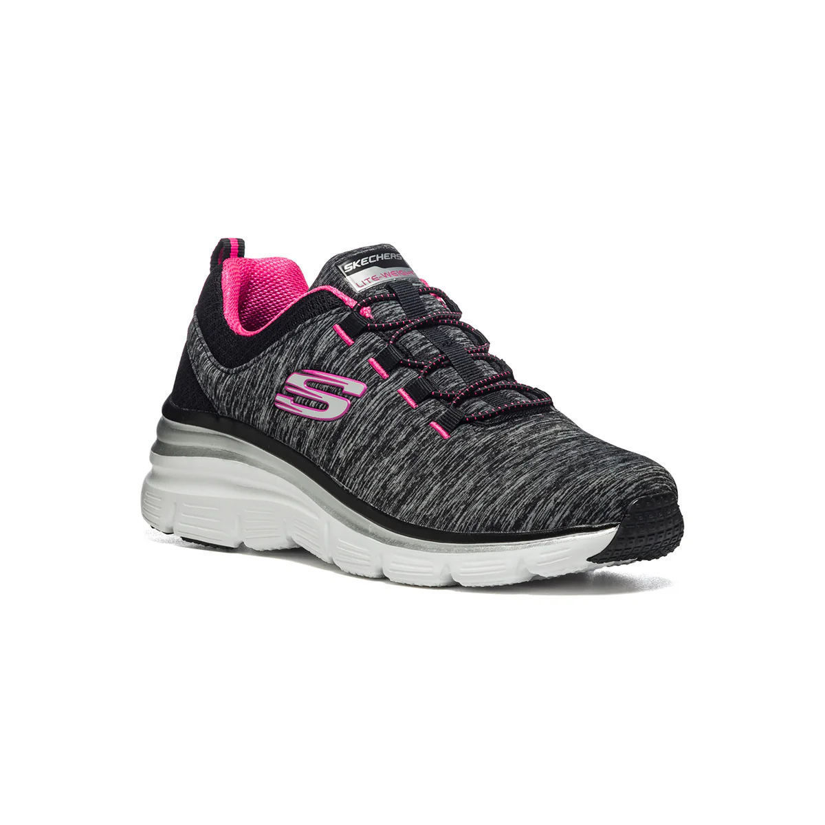 Sneakers nere in tessuto con sottopiede Memory Foam Skechers Fashion Fit - Image 2