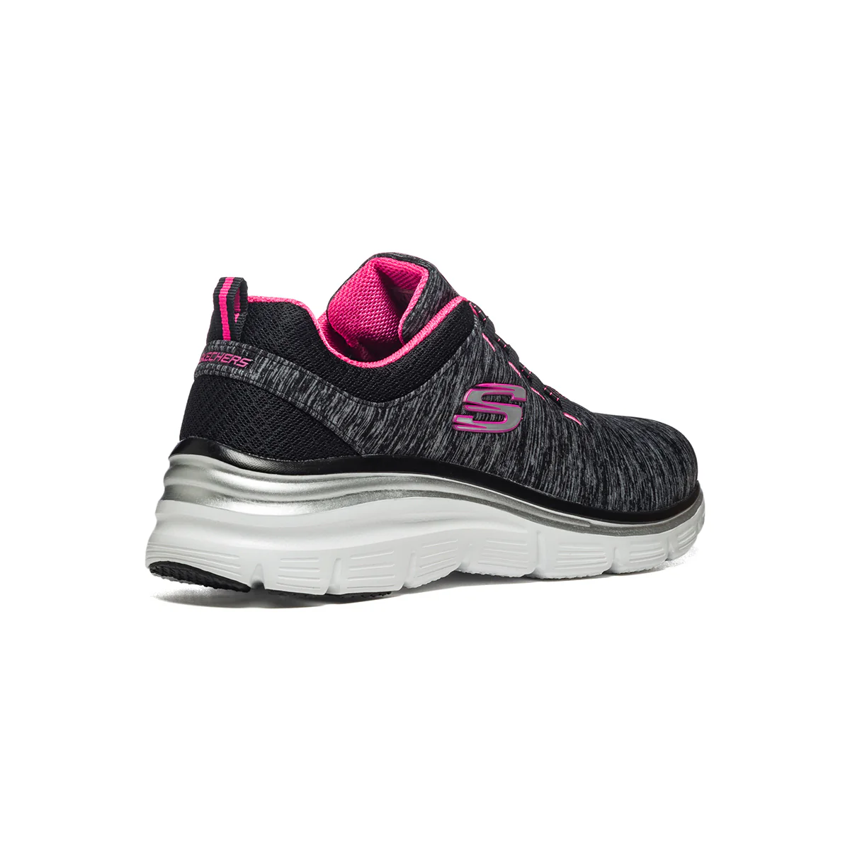 Sneakers nere in tessuto con sottopiede Memory Foam Skechers Fashion Fit - Image 3