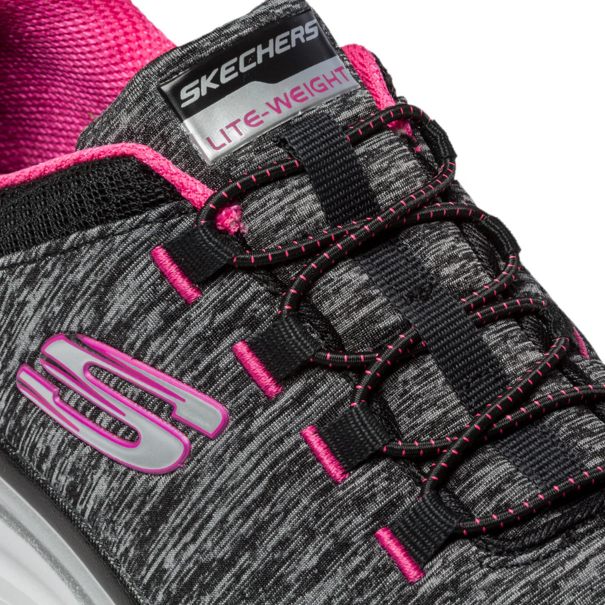 Sneakers nere in tessuto con sottopiede Memory Foam Skechers Fashion Fit - Image 6