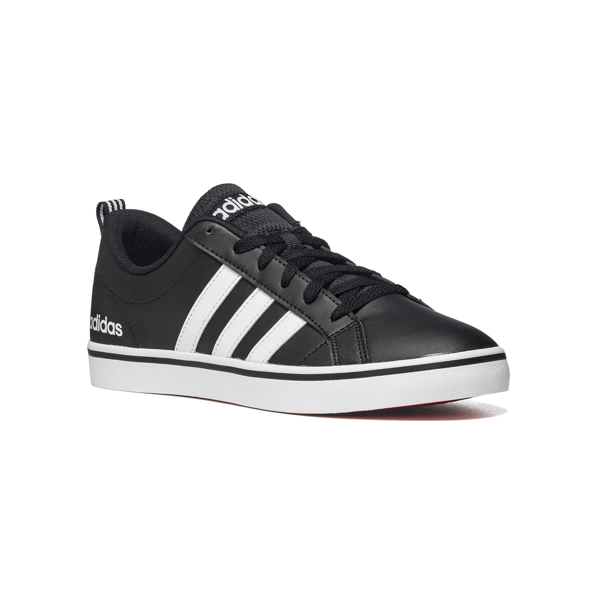 Sneakers nere in tessuto e similpelle con strisce a contrasto adidas Vs Pace - Image 2