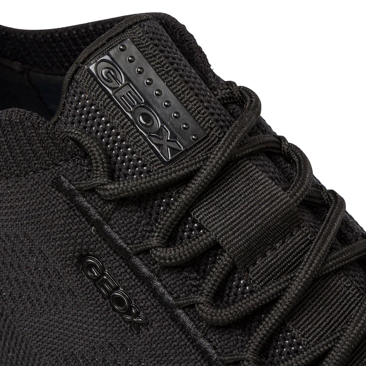 Sneakers nere in tessuto knit da donna Geox Spherica - Image 5