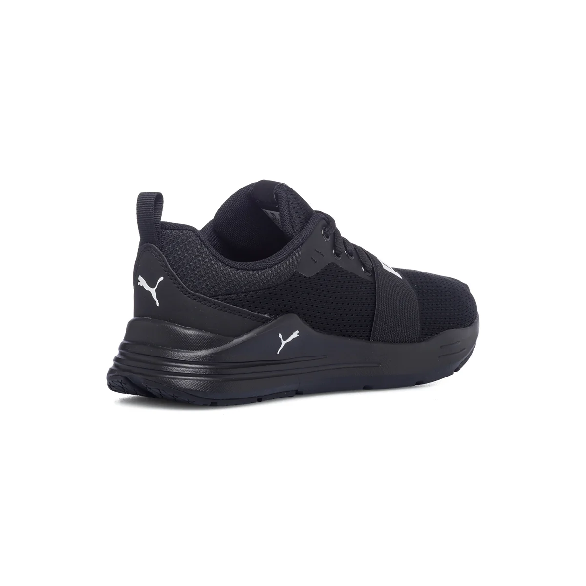 Sneakers nere in tessuto mesh con logo a contrasto Puma Wired Jr - Image 3