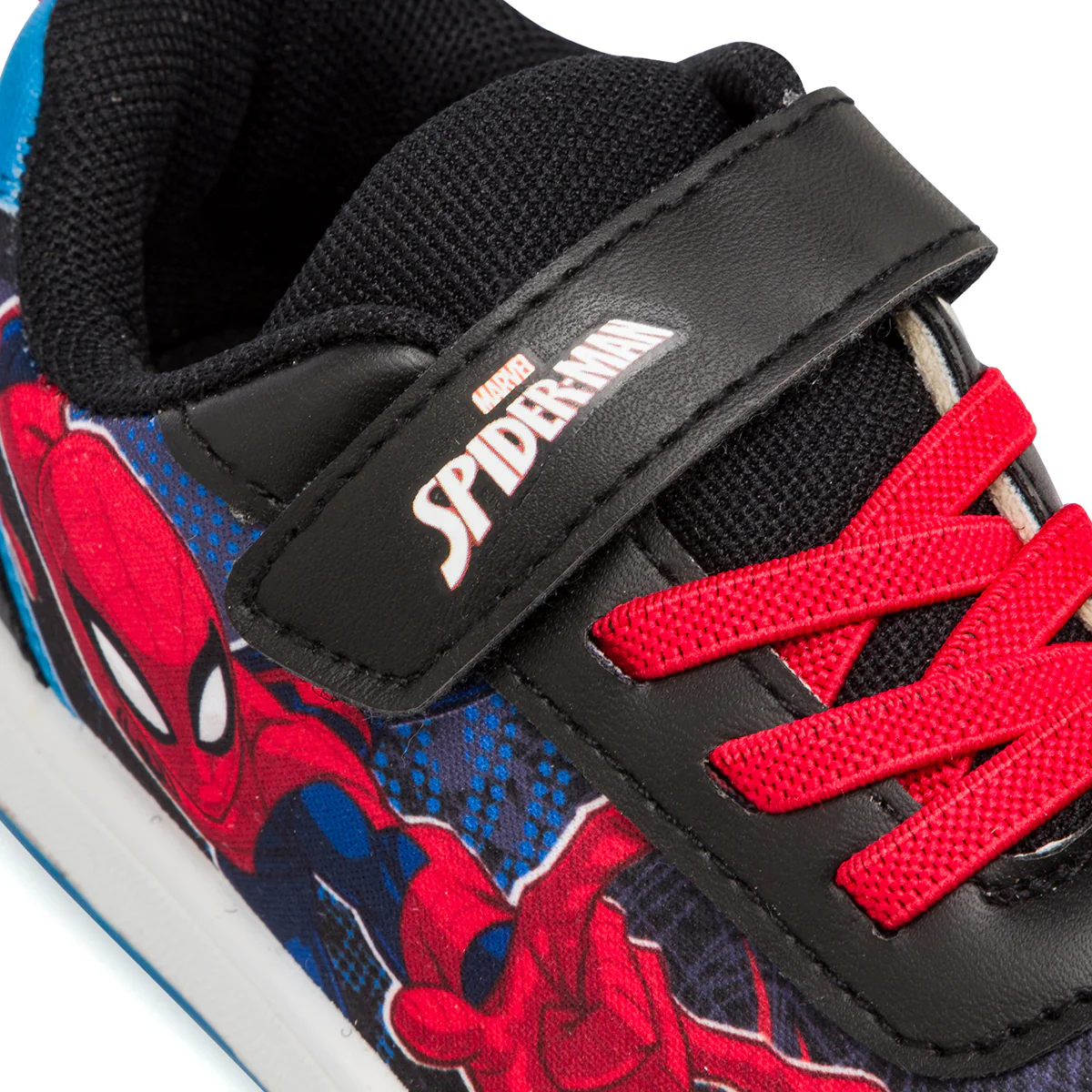 Sneakers nere bambino primi passi con stampa Spiderman - Image 5