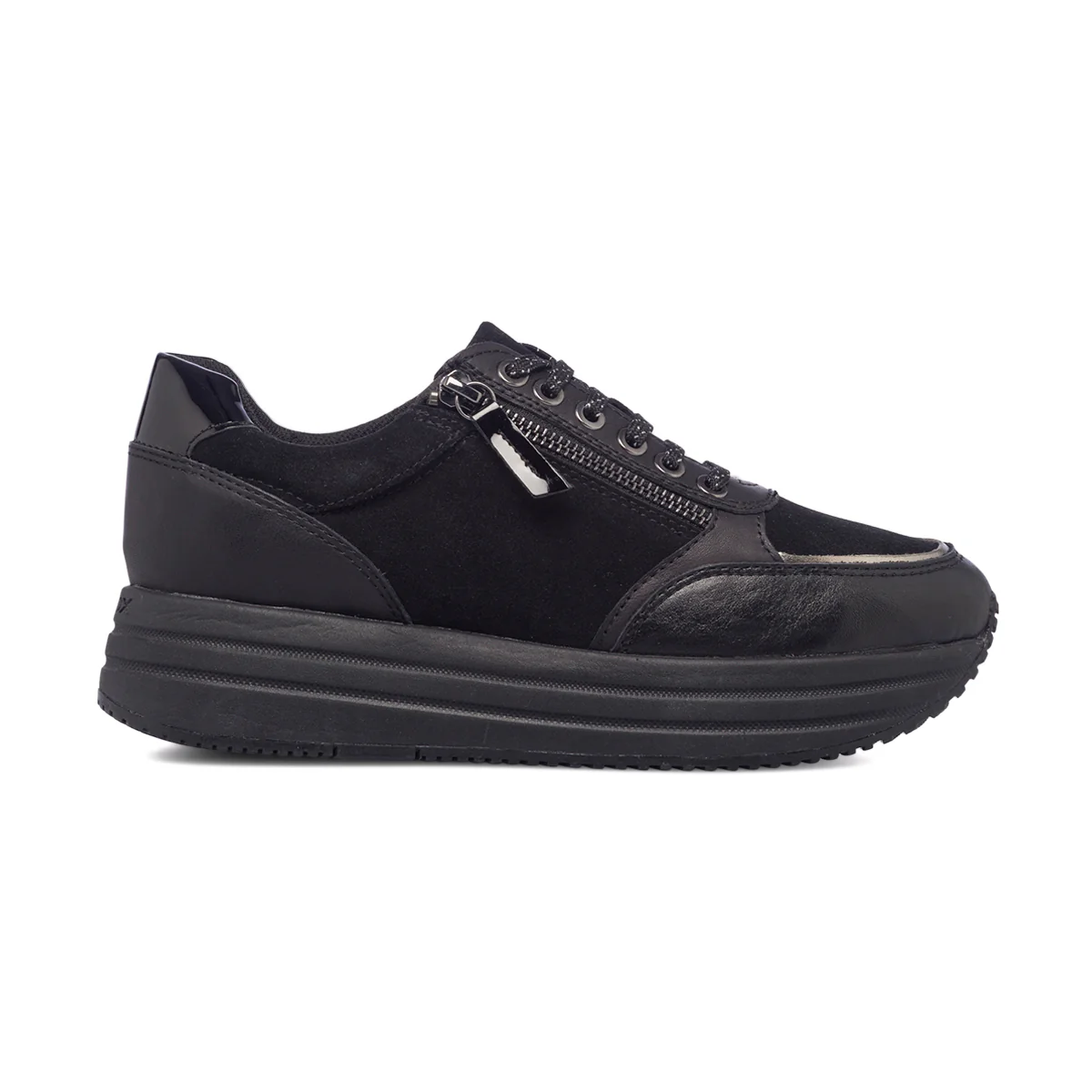 Sneakers nere scamosciate da donna Geox Kency