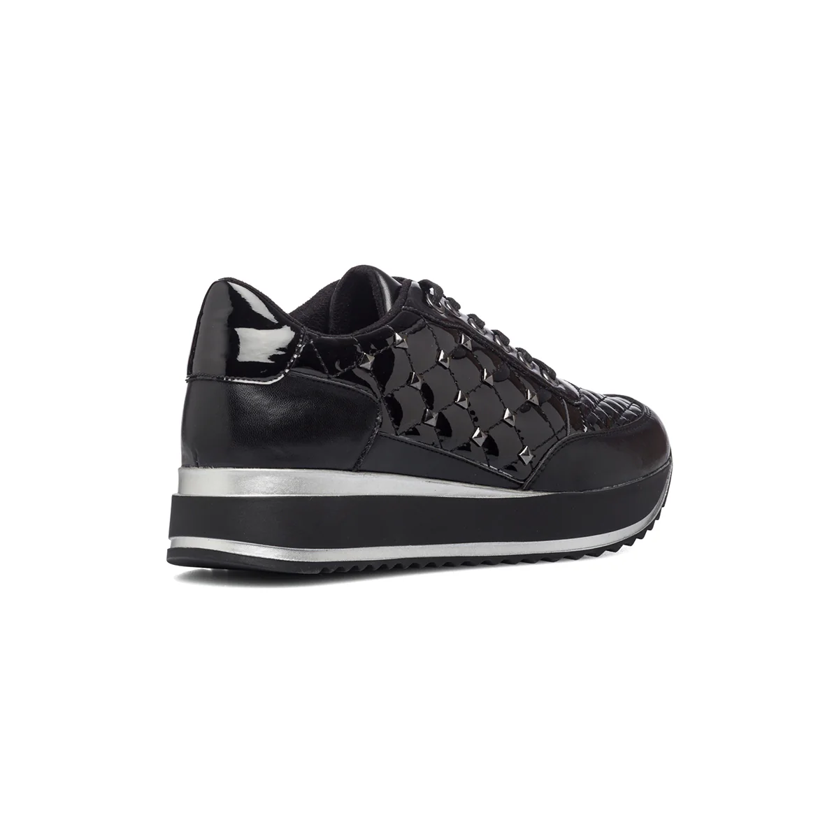 Sneakers nere trapuntate effetto vernice Swish Jeans - Image 3