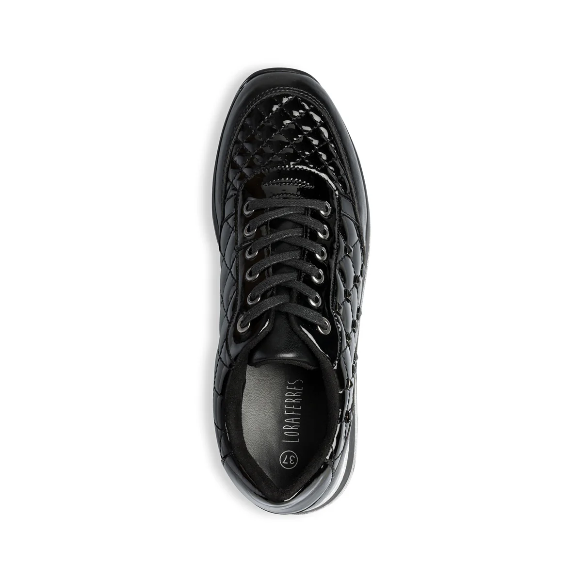 Sneakers nere trapuntate effetto vernice Swish Jeans - Image 8