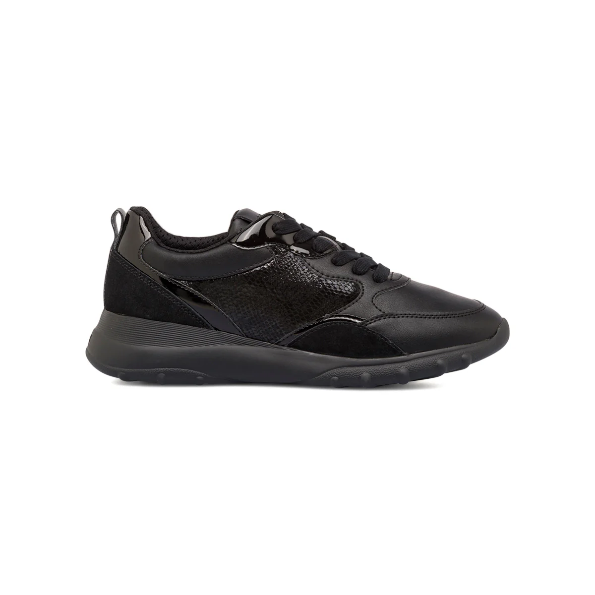 Sneakers nere traspiranti da donna in pelle Geox