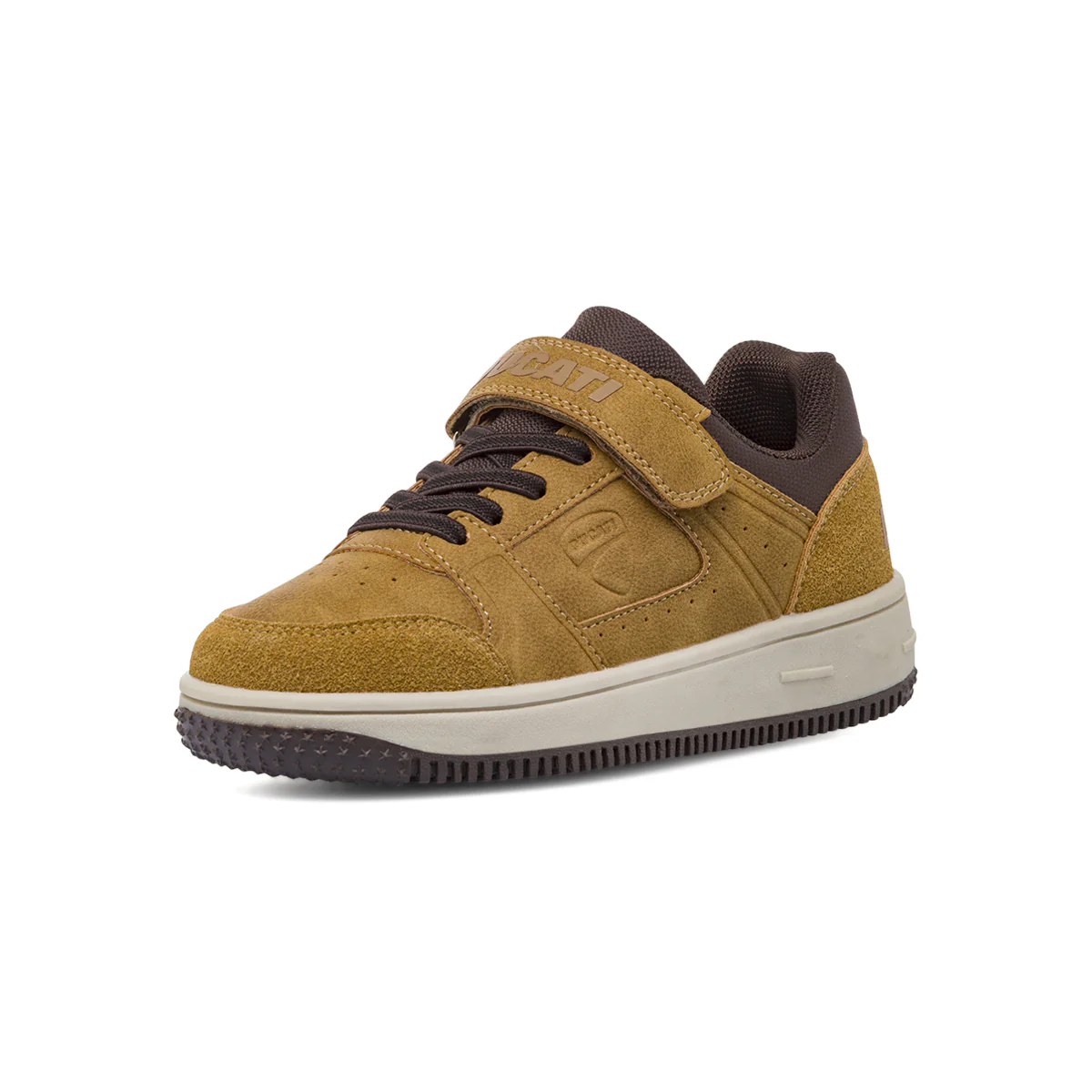 Sneakers ocra con chiusura a strappo da Bambino Ducati - Image 2