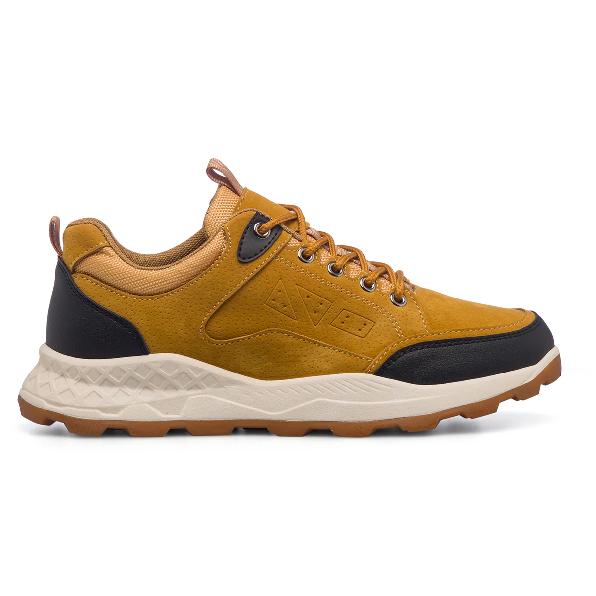 Sneakers ocra da uomo con suola chunky Jog
