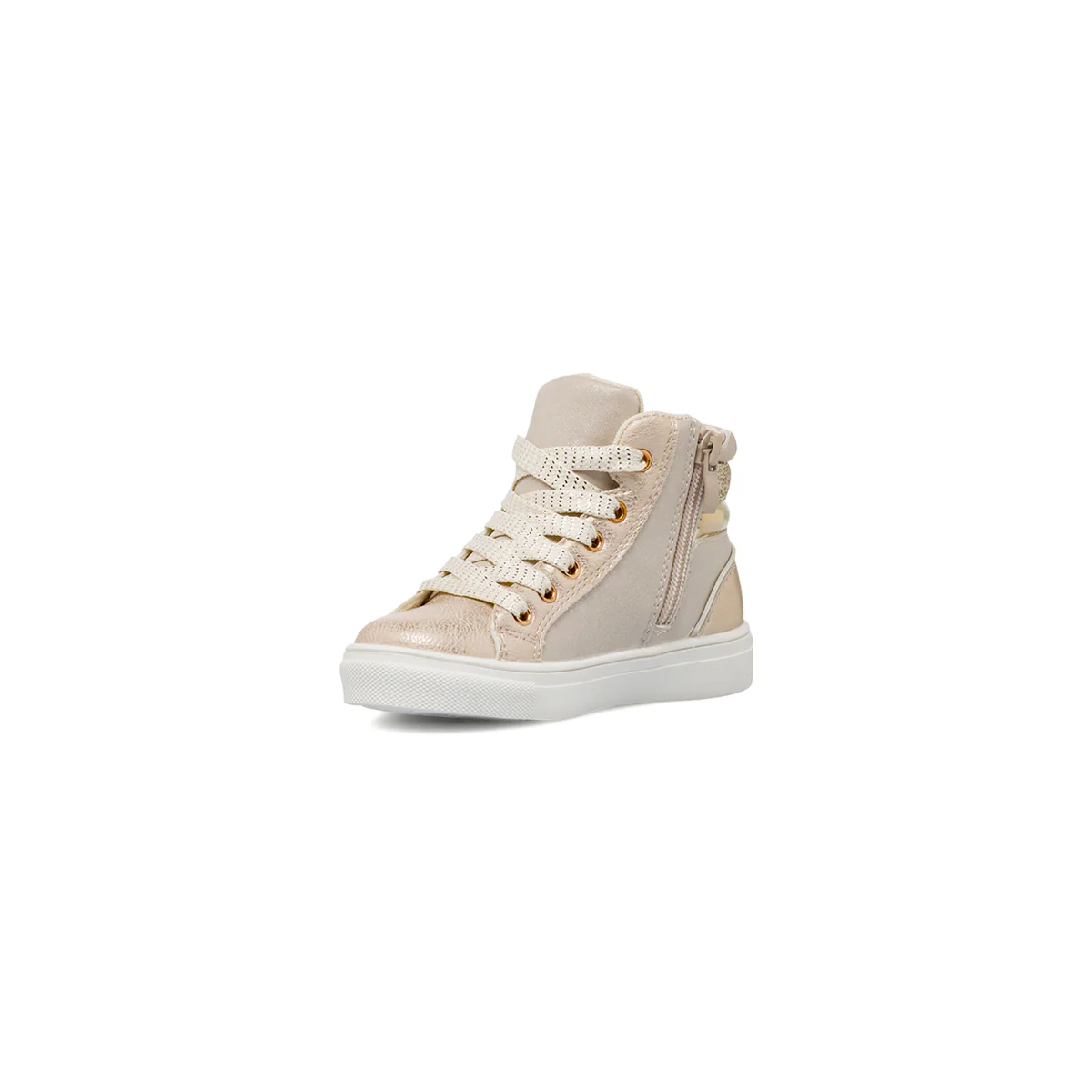 Sneakers oro da Bambina con dettagli glitter Dieci Baci - Image 4