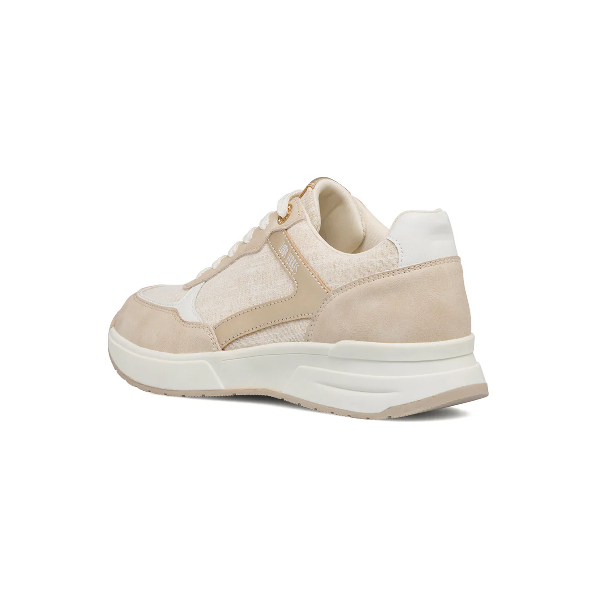 Sneakers oro da donna con dettagli laminati Lora Ferres - Image 3