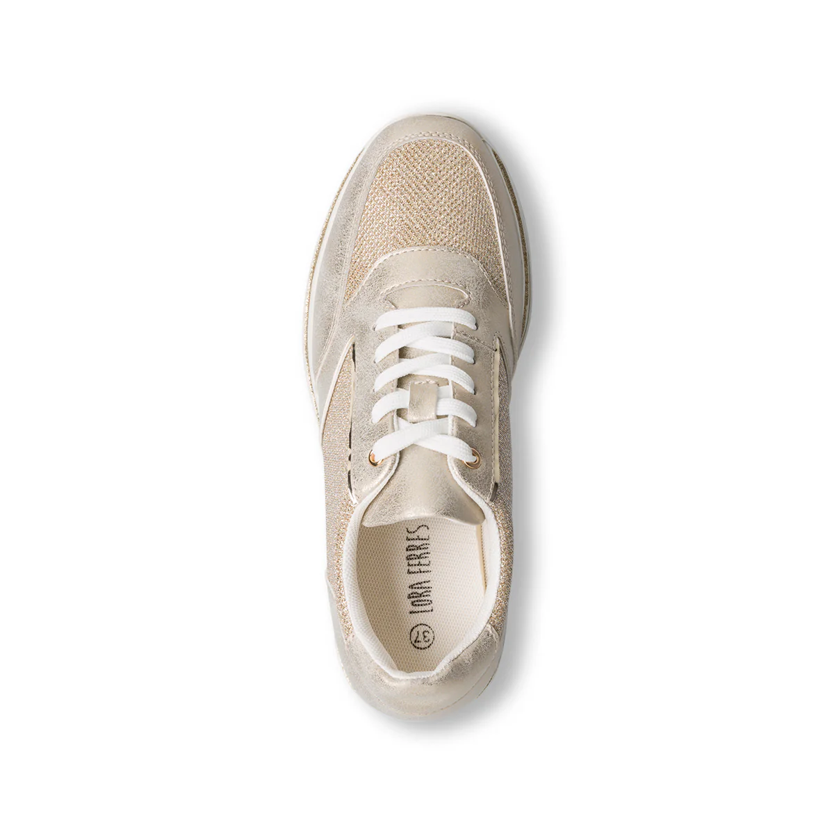Sneakers oro da donna con maxi-suola Lora Ferres - Image 5