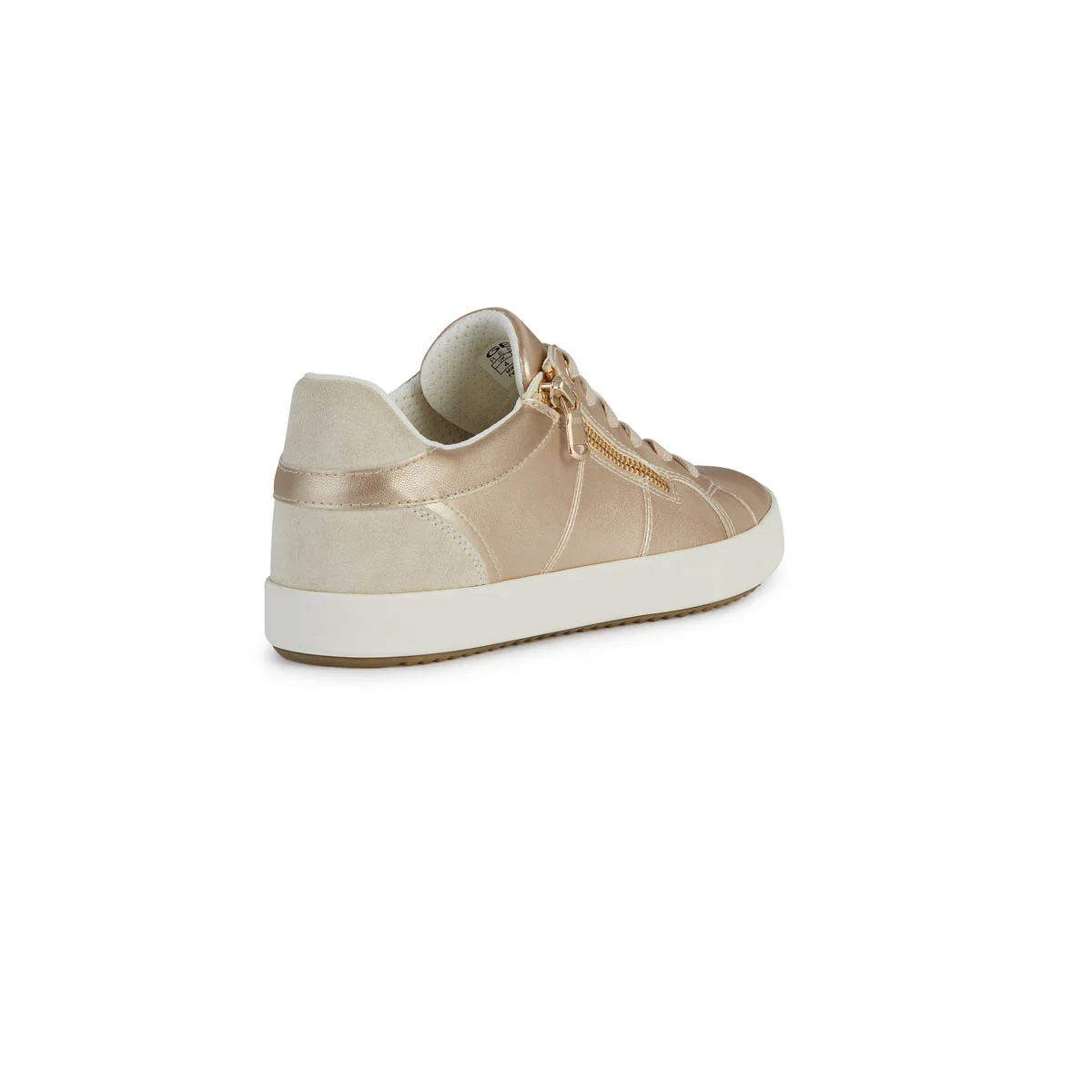 Sneakers oro da Donna con zip decorativa e suola traspirante Geox - Image 5