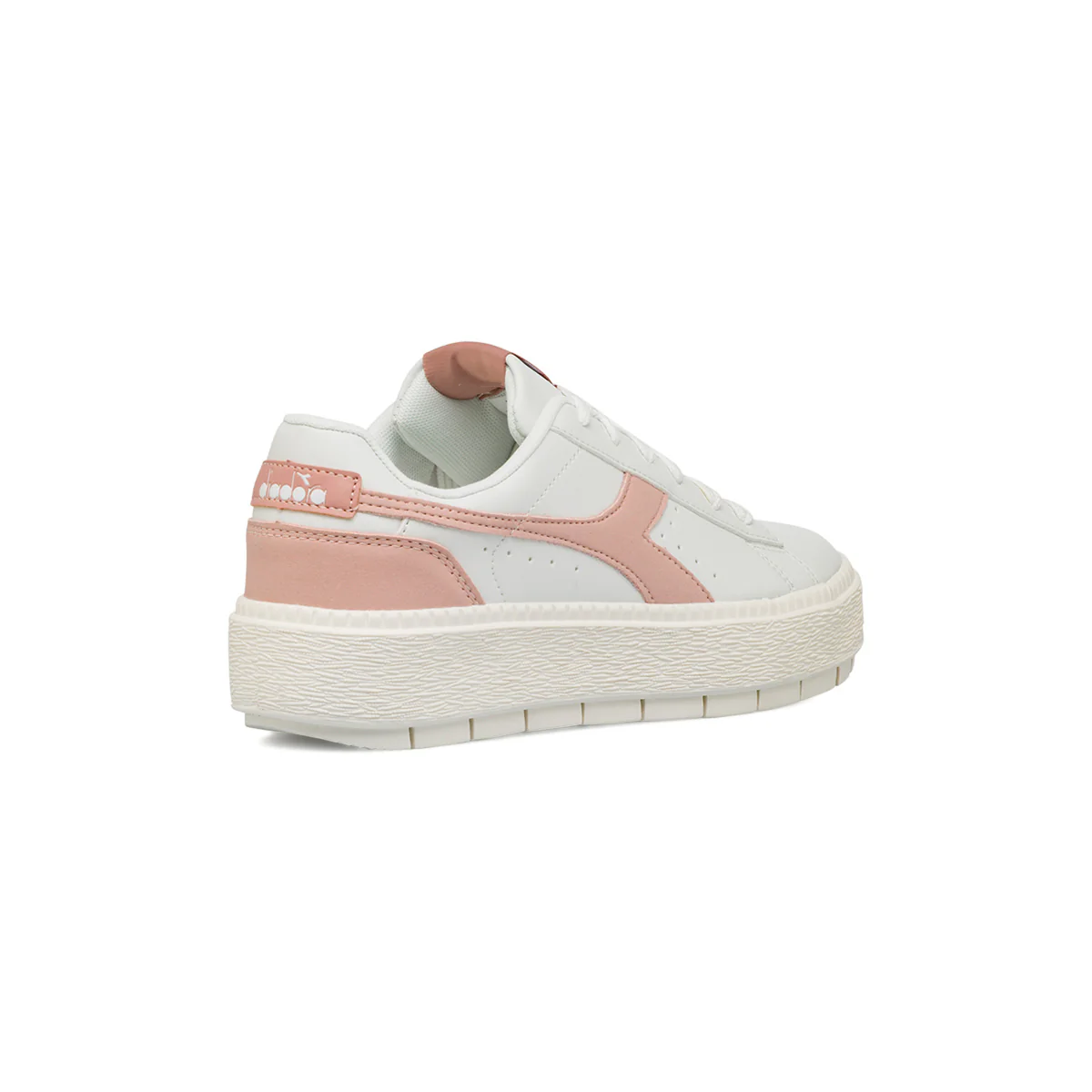 Sneakers platform bianche da Donna con dettagli rosa Diadora - Image 3