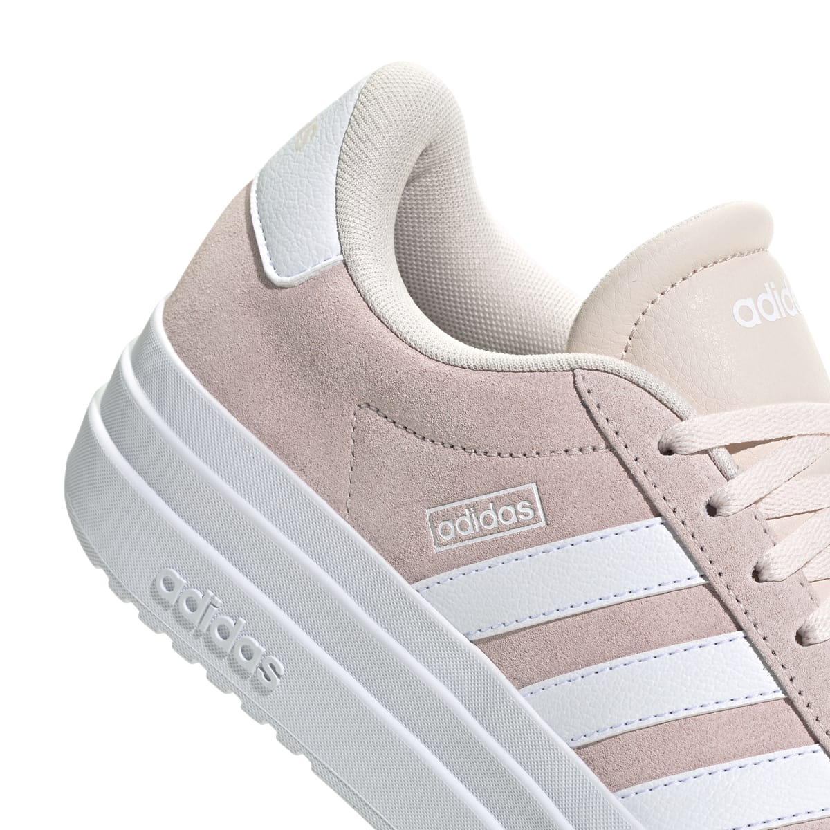 Sneakers platform rosa da donna in pelle adidas VL Court Bold - Image 10