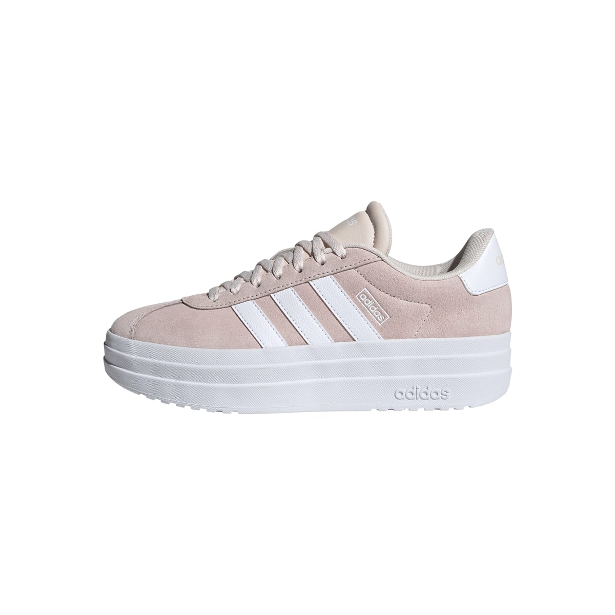 Sneakers platform rosa da donna in pelle adidas VL Court Bold - Image 3