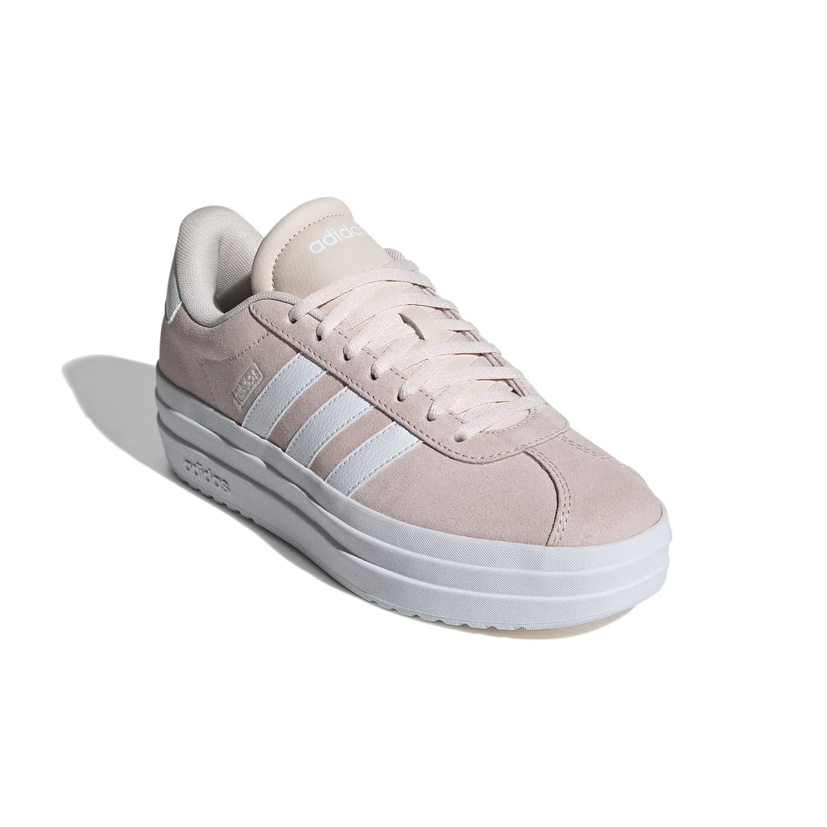 Sneakers platform rosa da donna in pelle adidas VL Court Bold - Image 8