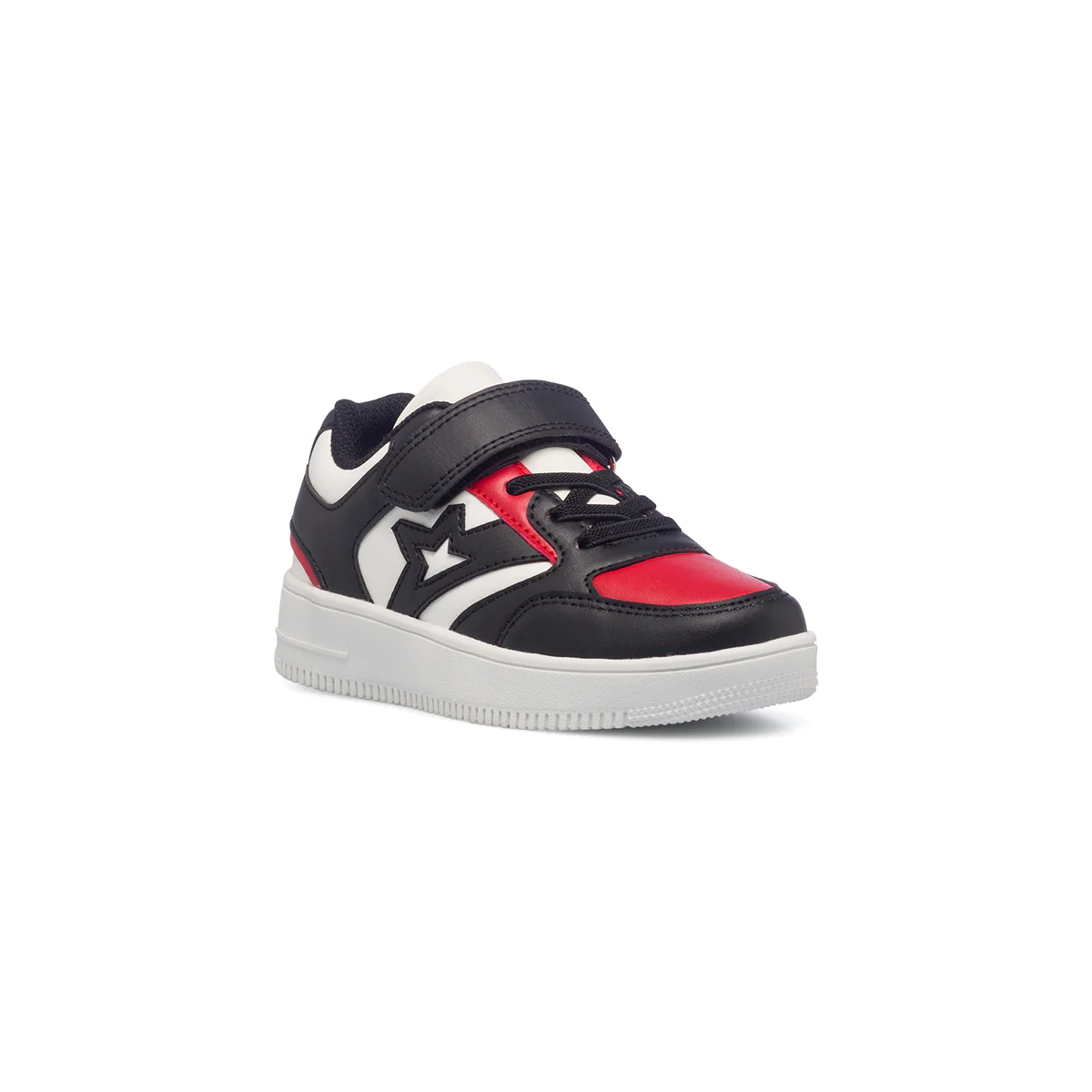 Sneakers platform rosse e nere da bambino Space Boy - Image 2