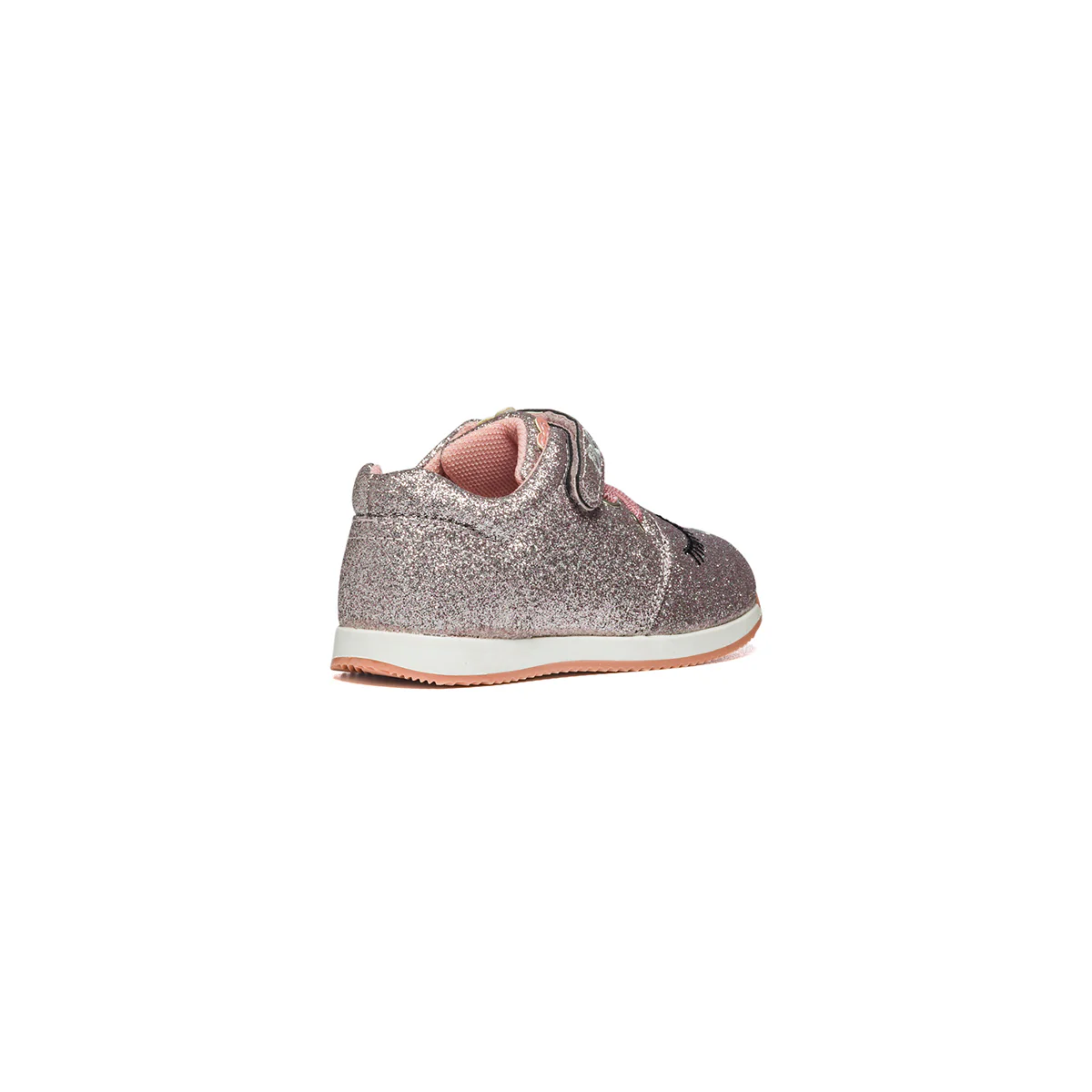 Sneakers primi passi argento effetto glitterato con lacci elastici Chicco - Image 3