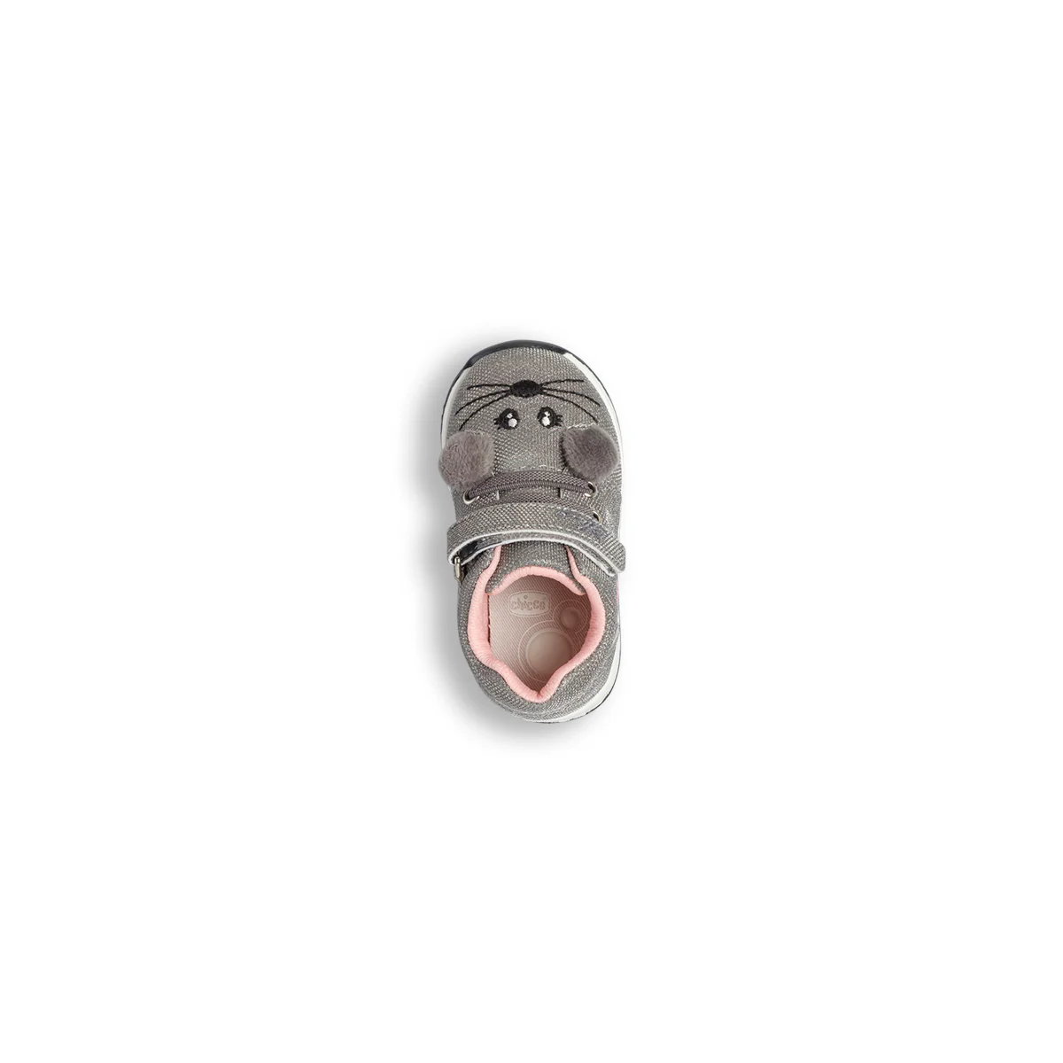 Sneakers primi passi argento effetto glitterato da bambina Chicco Flexy - Image 13
