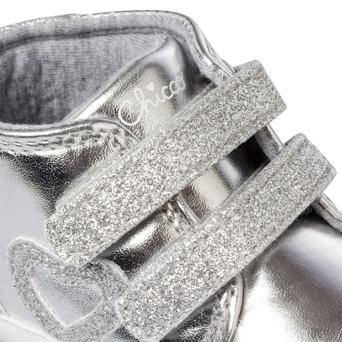 Sneakers primi passi argento glitterate da bambina Chicco Neyla - Image 11