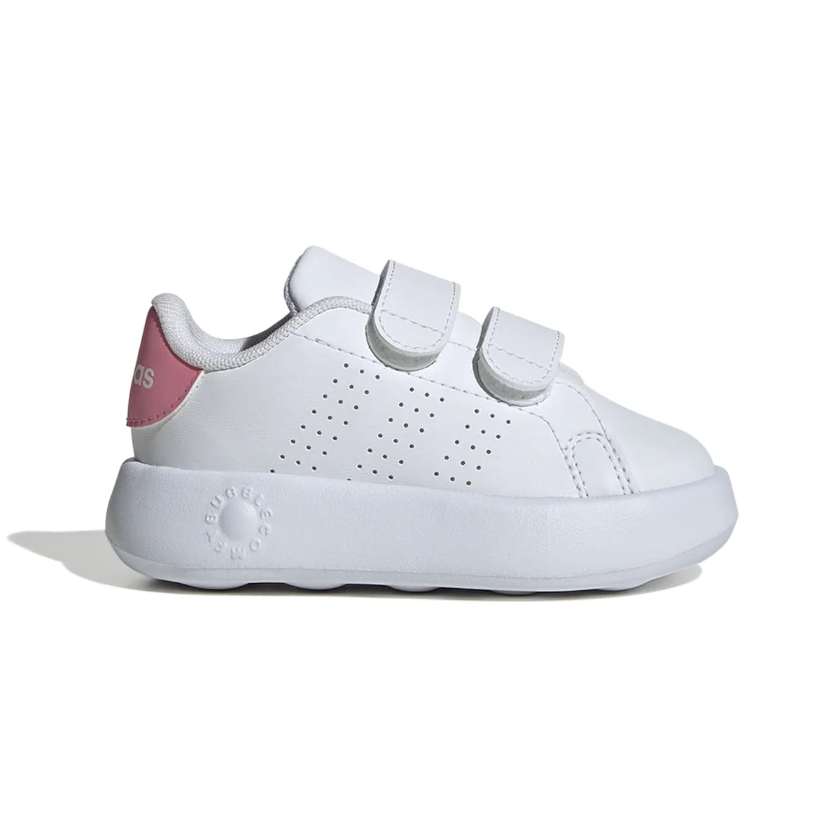 Sneakers primi passi bambina con dettaglio rosa adidas Advantage CF I