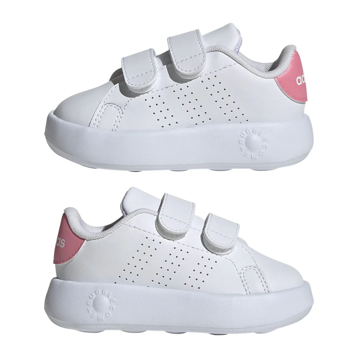 Sneakers primi passi bambina con dettaglio rosa adidas Advantage CF I - Image 2
