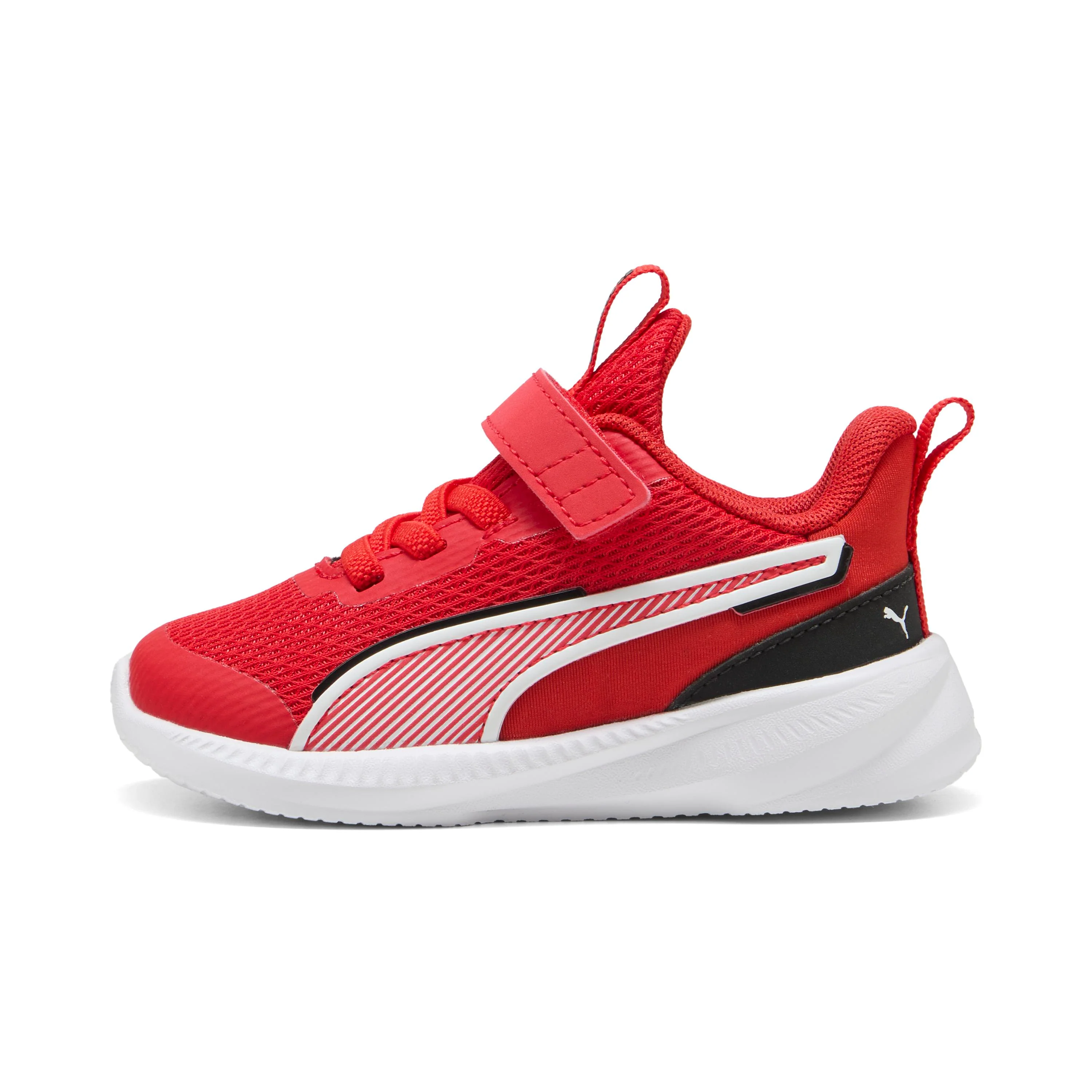 Sneakers primi passi bambina e bambino Puma Flyer 3 in tessuto mesh rosso - Image 2