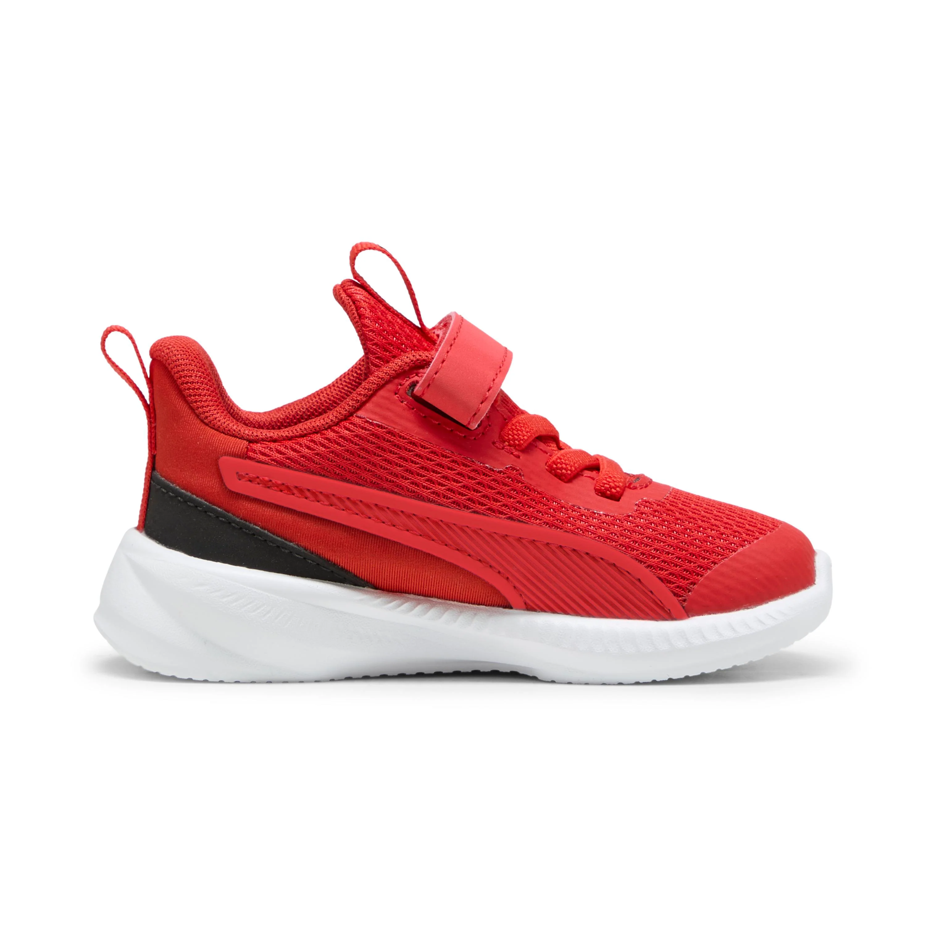 Sneakers primi passi bambina e bambino Puma Flyer 3 in tessuto mesh rosso - Image 3
