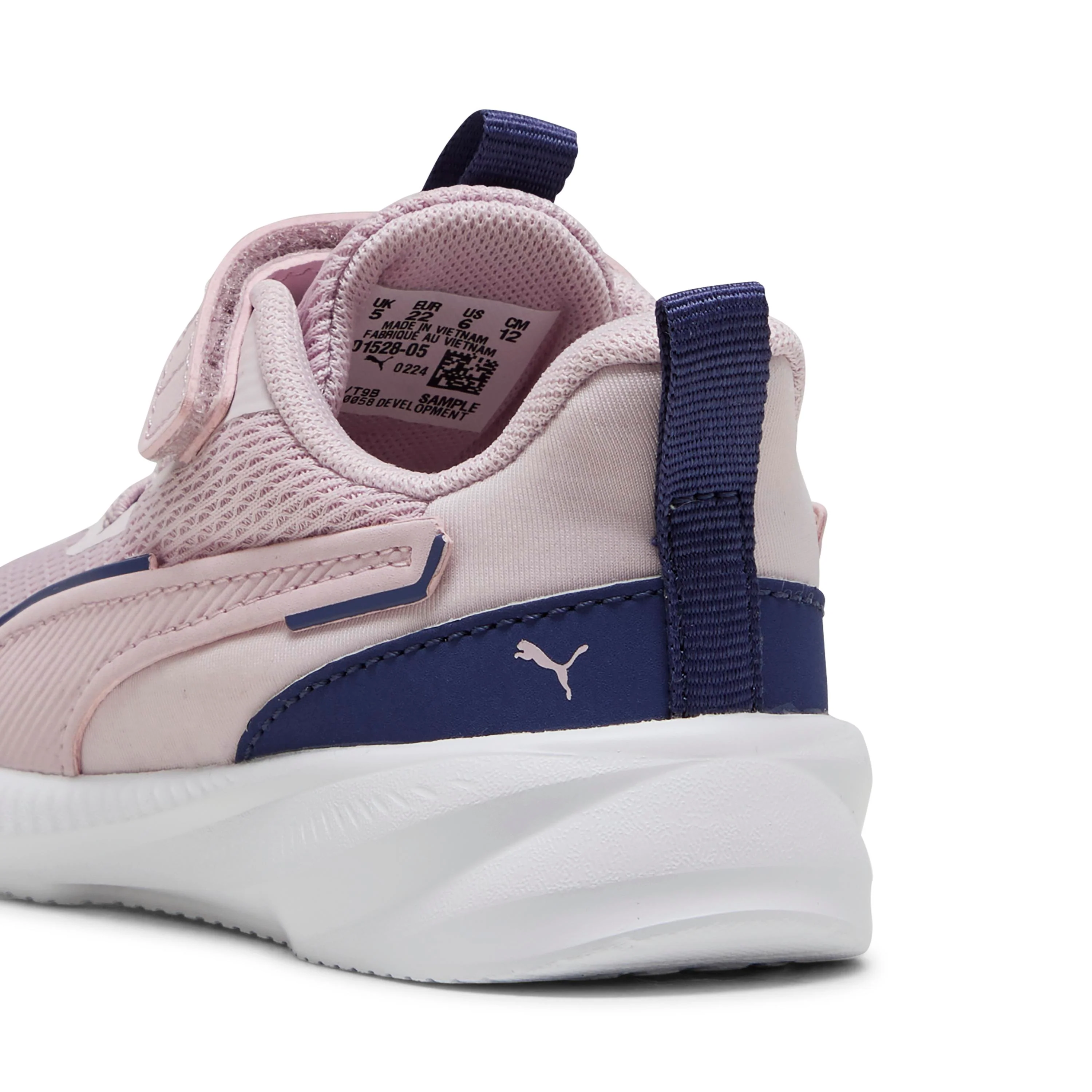 Sneakers primi passi bambina rosa con chiusura a strappo Puma Flyer 3 - Image 4