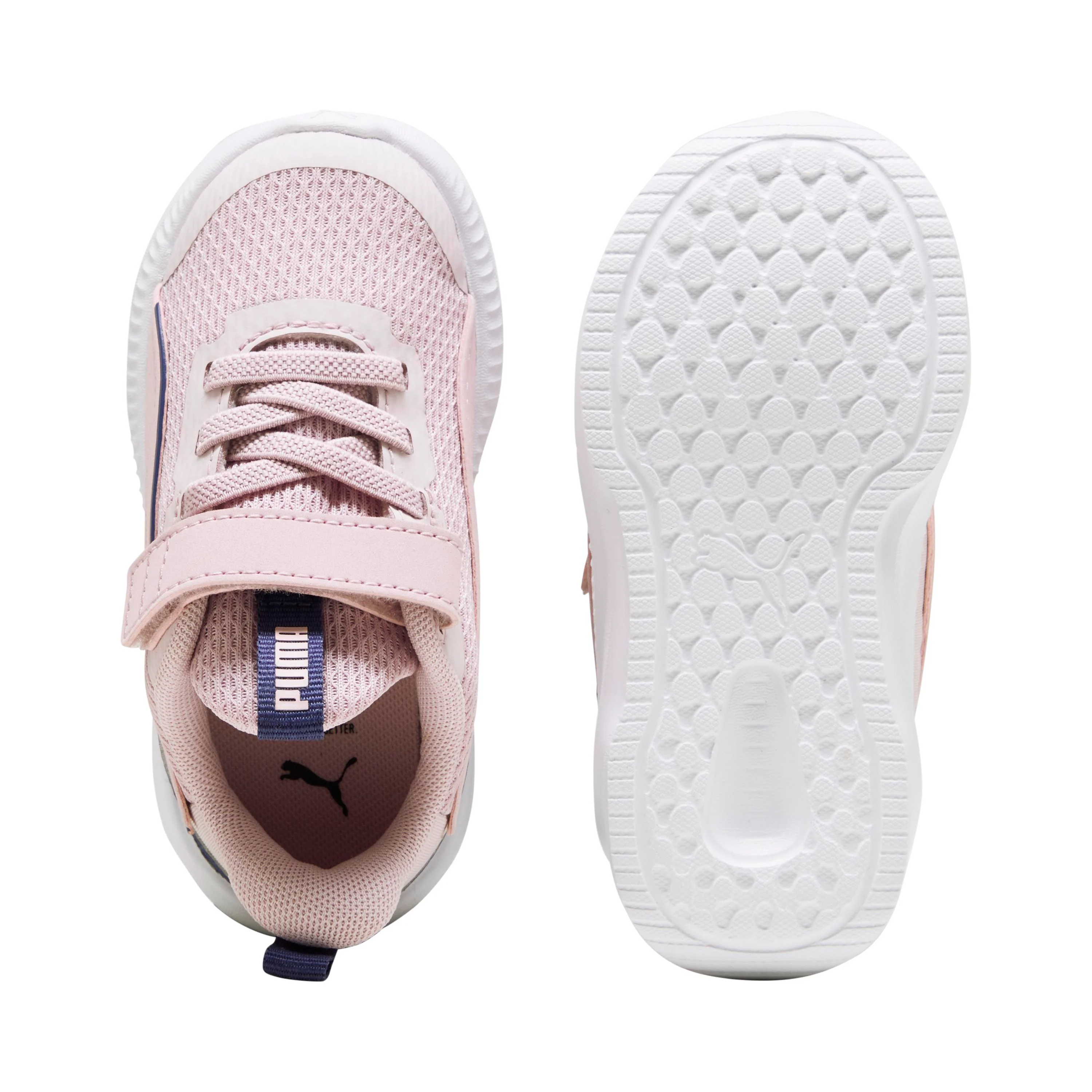 Sneakers primi passi bambina rosa con chiusura a strappo Puma Flyer 3 - Image 6