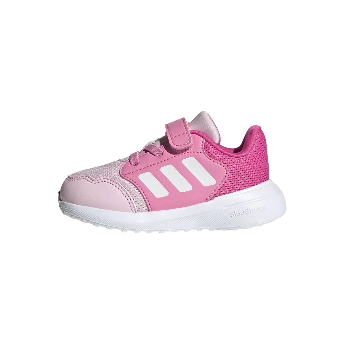 Sneakers primi passi bambina rosa e fucsia con logo adidas Tensaur Run 3.0 - Image 3