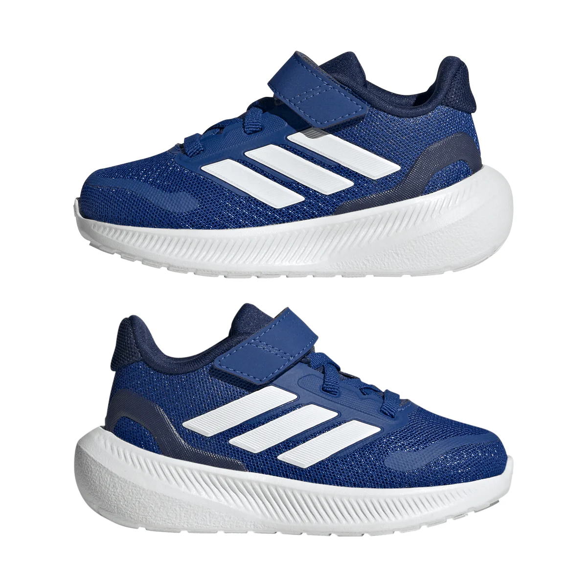 Sneakers primi passi bambino blu con intersuola Cloudfoam adidas Runfalcon 5 - Image 5